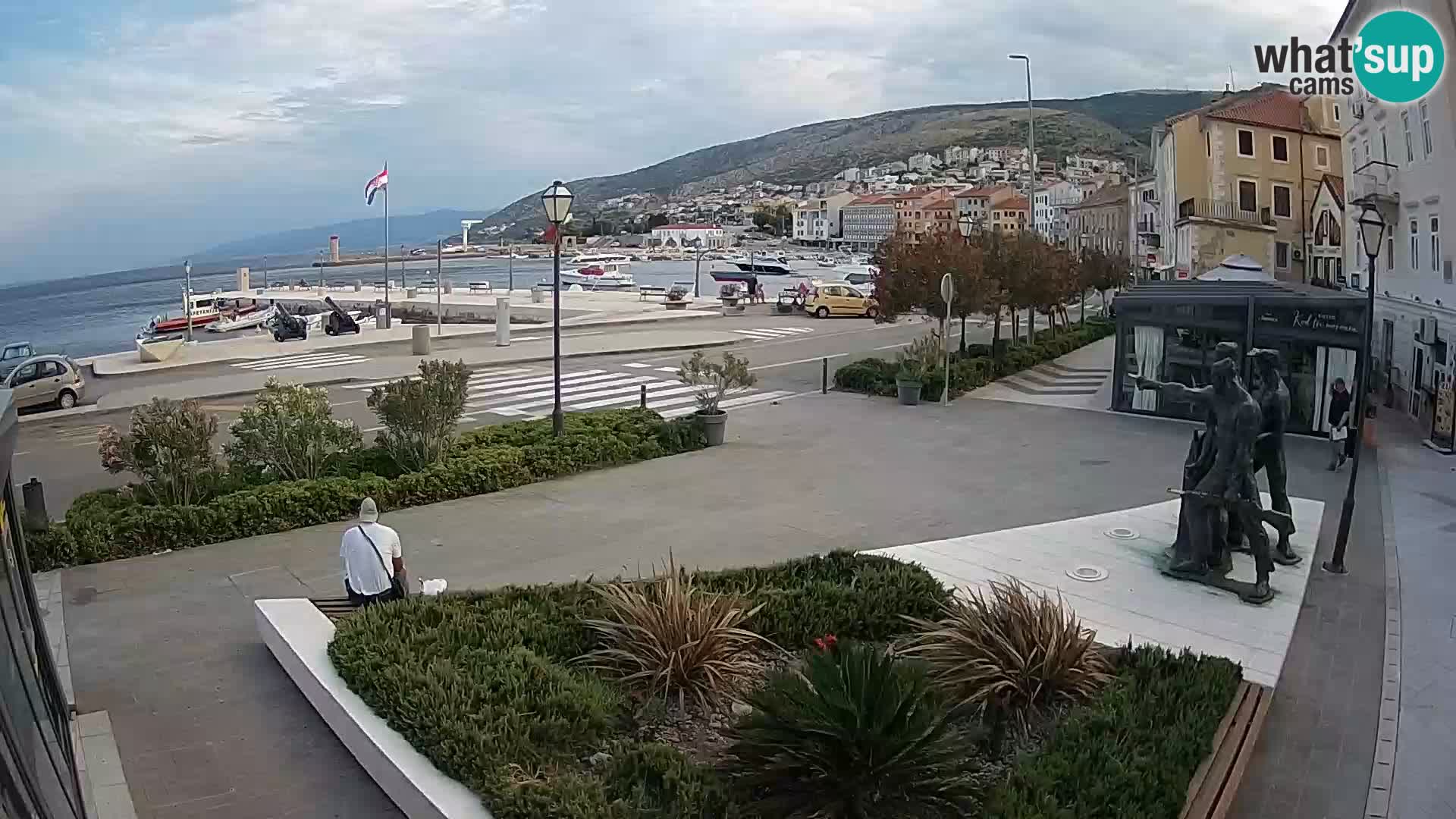 Spletna kamera v živo Senj riva – Hrvaška