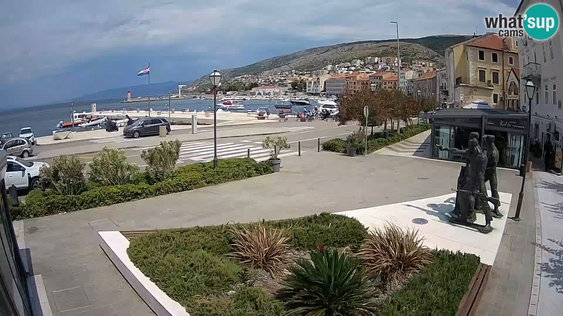 Live webcam Senj riva – fronte mare