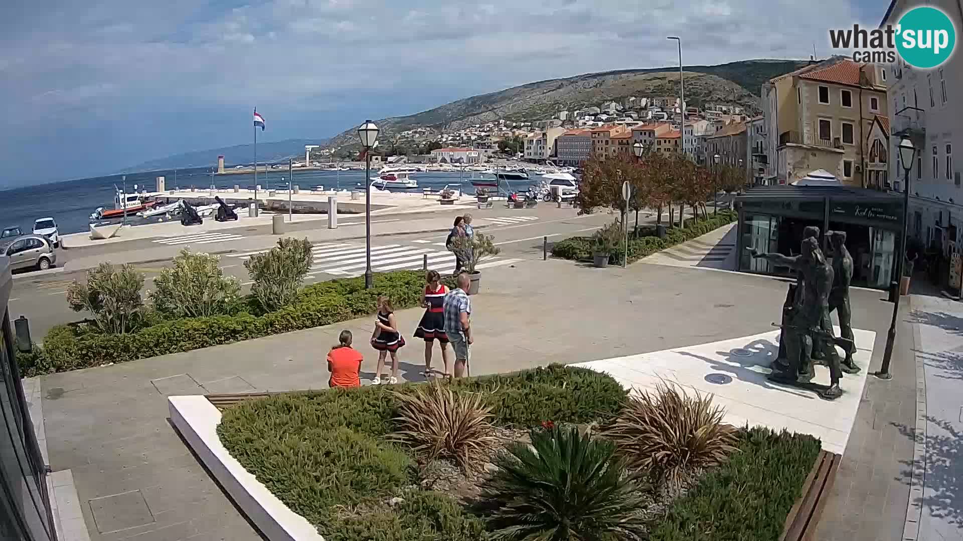 Spletna kamera v živo Senj riva – Hrvaška