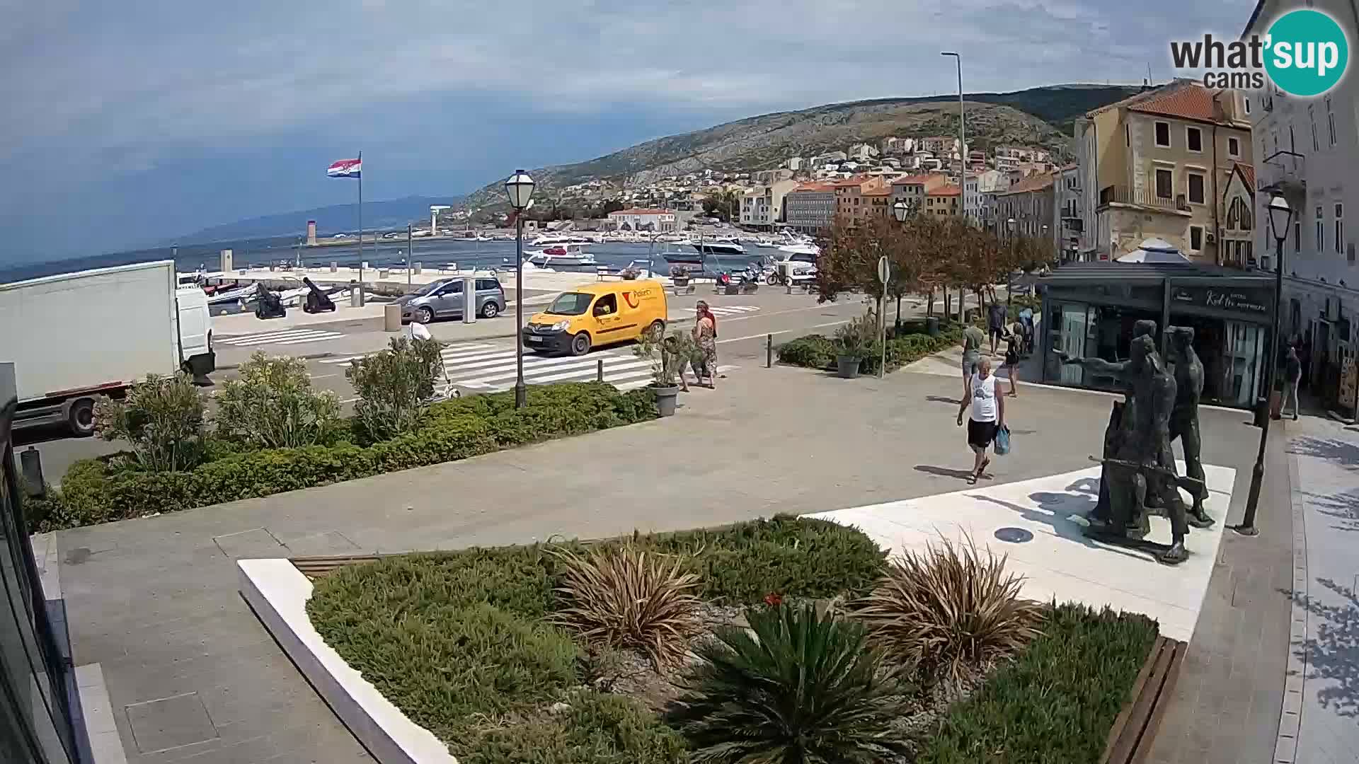 Webcam en vivo Senj riva – paseo marítimo