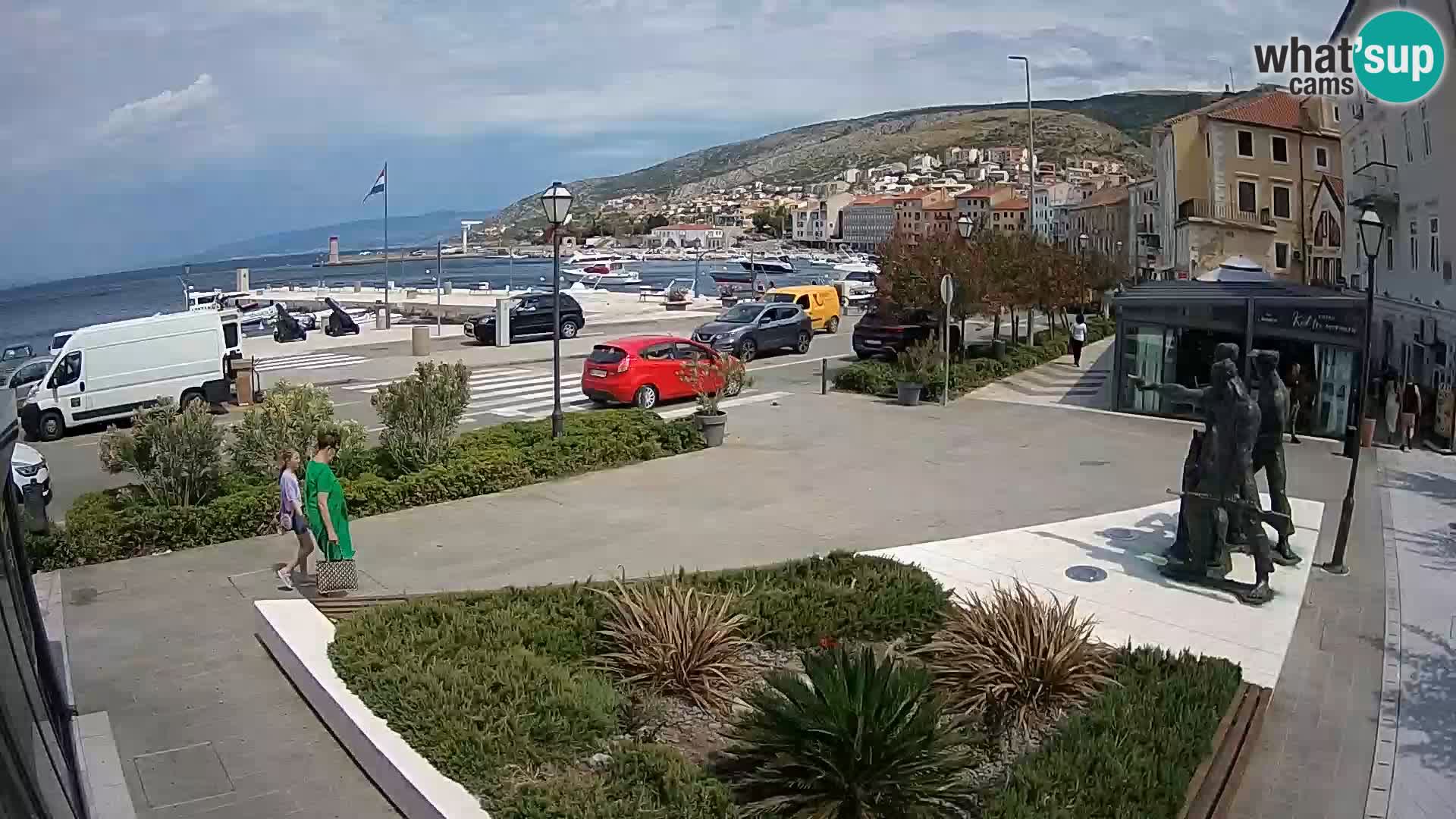Live webcam Senj riva – seafront – Croatia