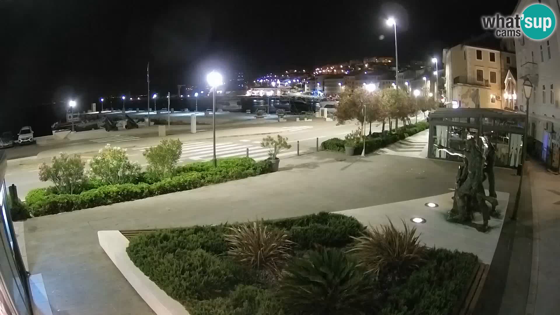 Live-Webcam Senj Riva – direkt am Meer – Kroatien