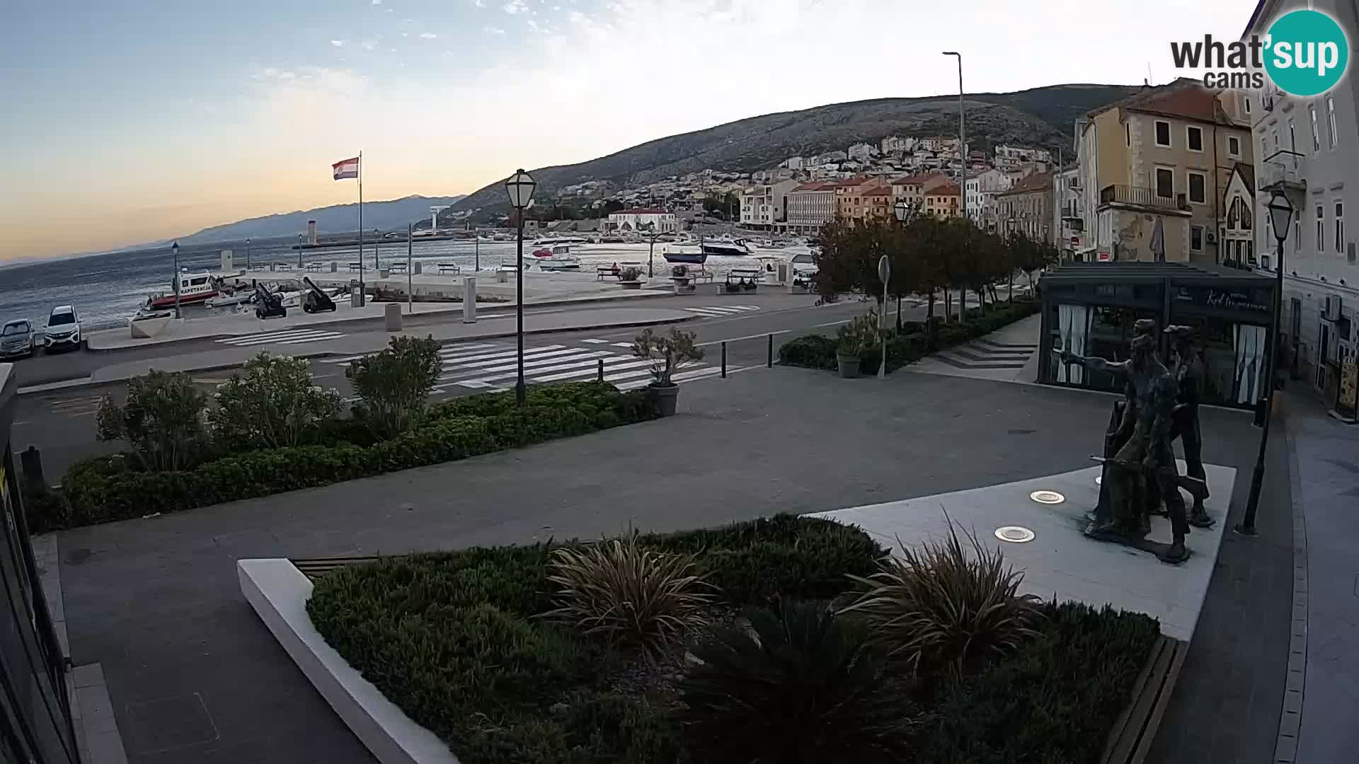 Live-Webcam Senj Riva – direkt am Meer – Kroatien