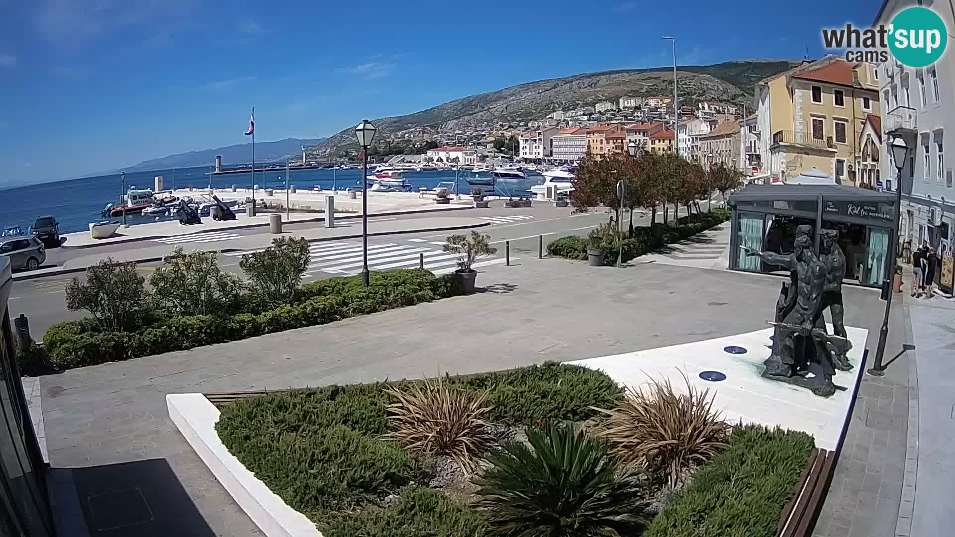 Webcam en vivo Senj riva – paseo marítimo