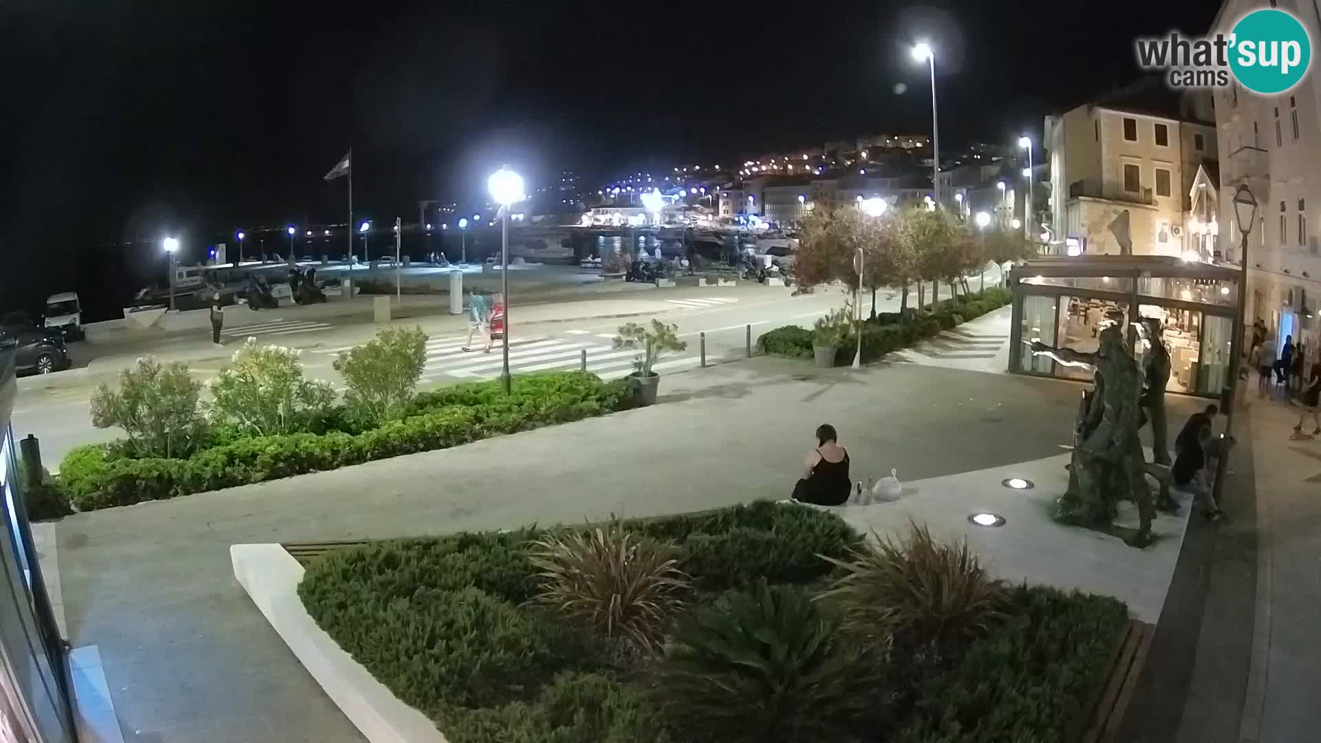 Live webcam Senj riva – seafront – Croatia