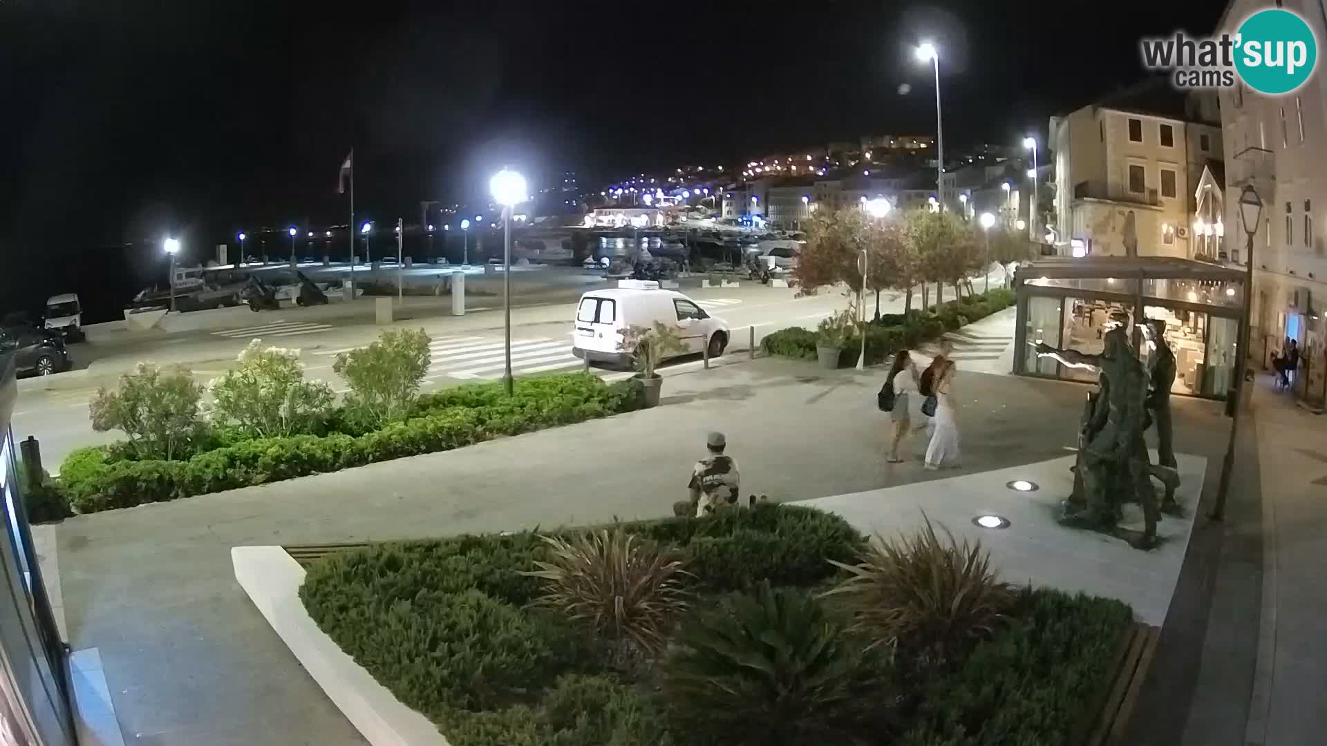 Live webcam Senj riva – seafront – Croatia