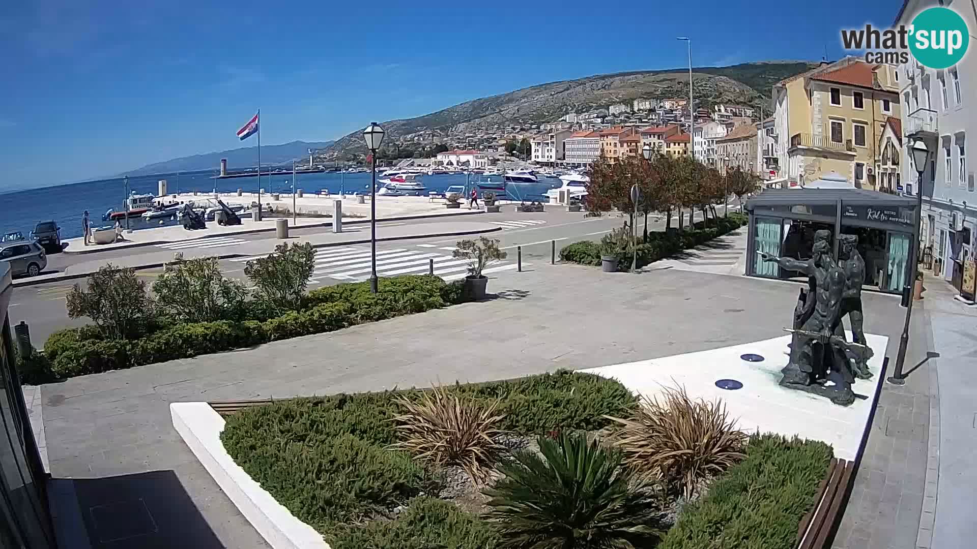 Live-Webcam Senj Riva – direkt am Meer – Kroatien