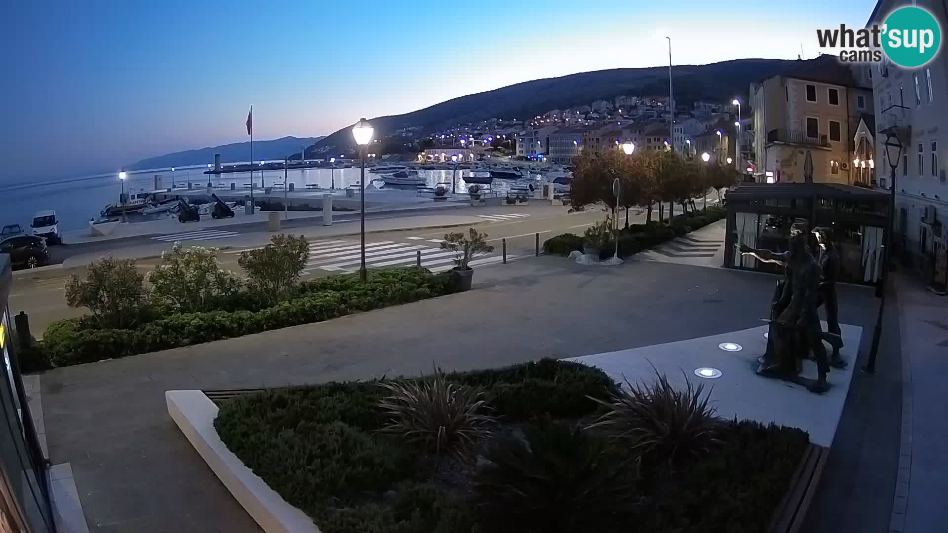 Live webcam Senj riva – fronte mare