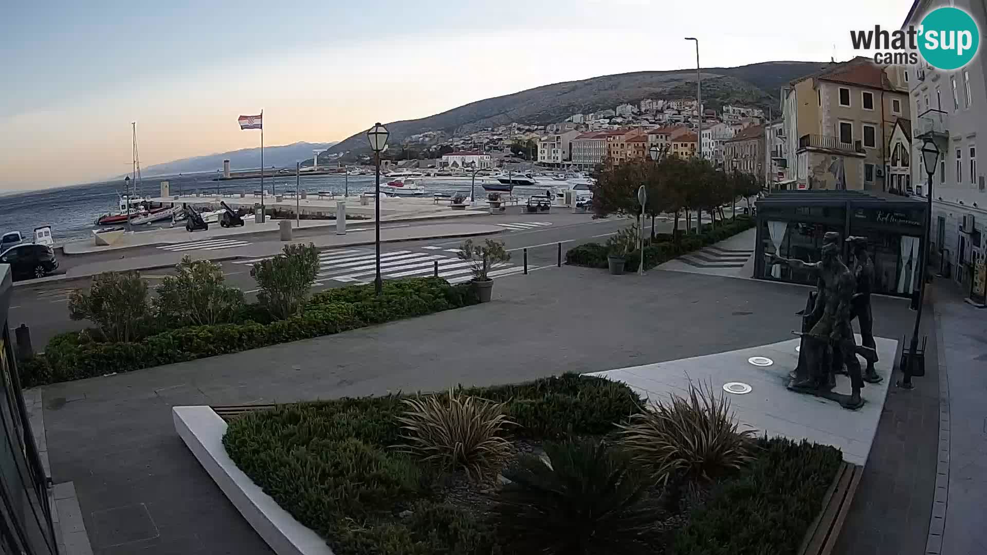 Live-Webcam Senj Riva – direkt am Meer – Kroatien