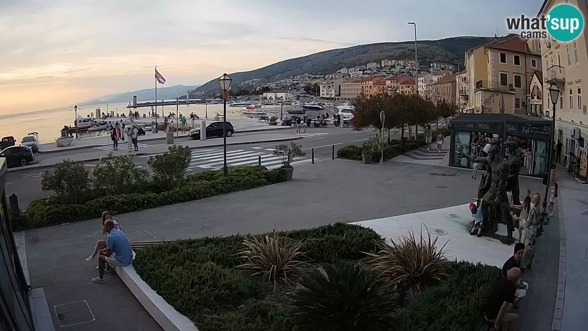 Webcam en vivo Senj riva – paseo marítimo