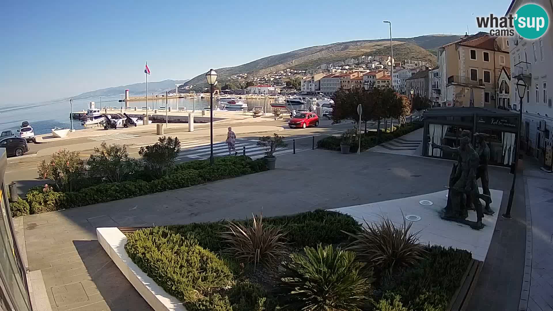 Live webcam Senj riva – seafront – Croatia