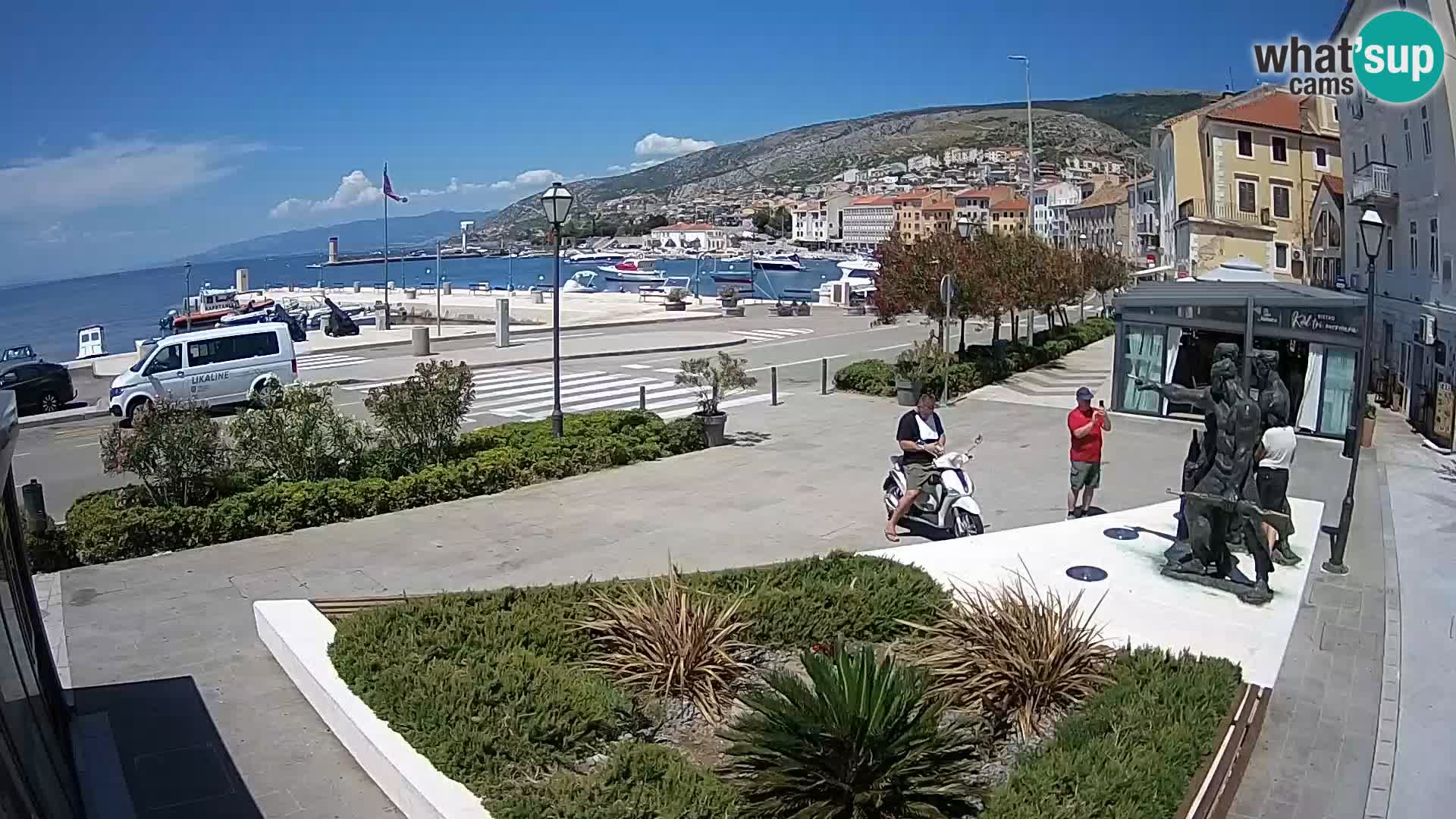 Live webcam Senj riva – seafront – Croatia