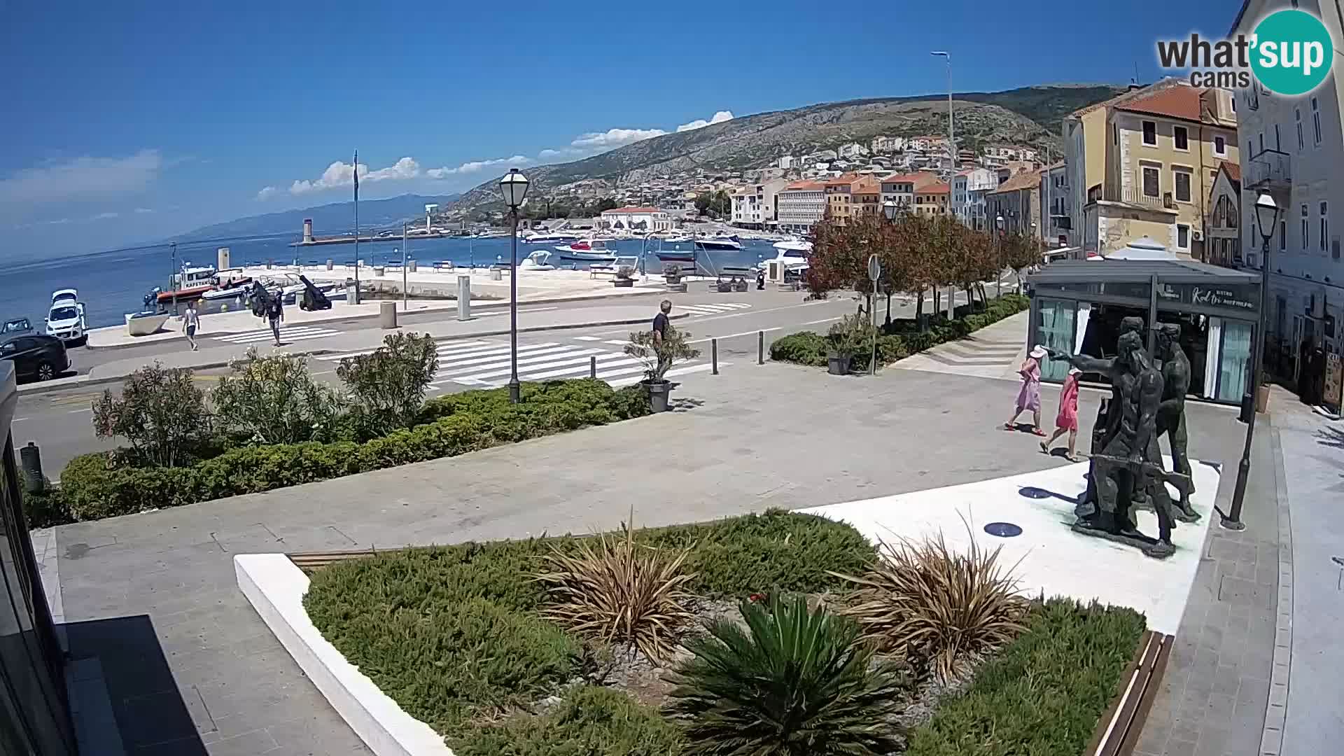 Live webcam Senj riva – fronte mare