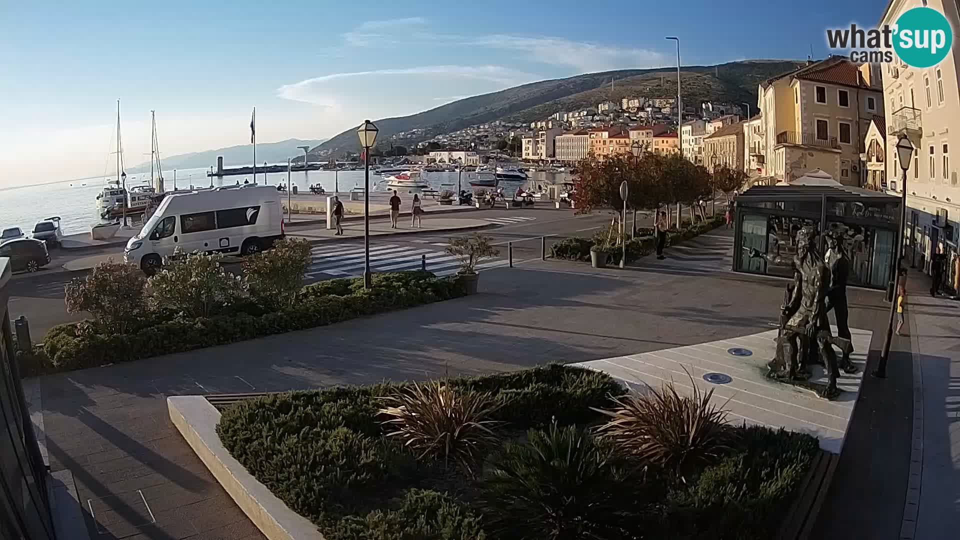 Spletna kamera v živo Senj riva – Hrvaška