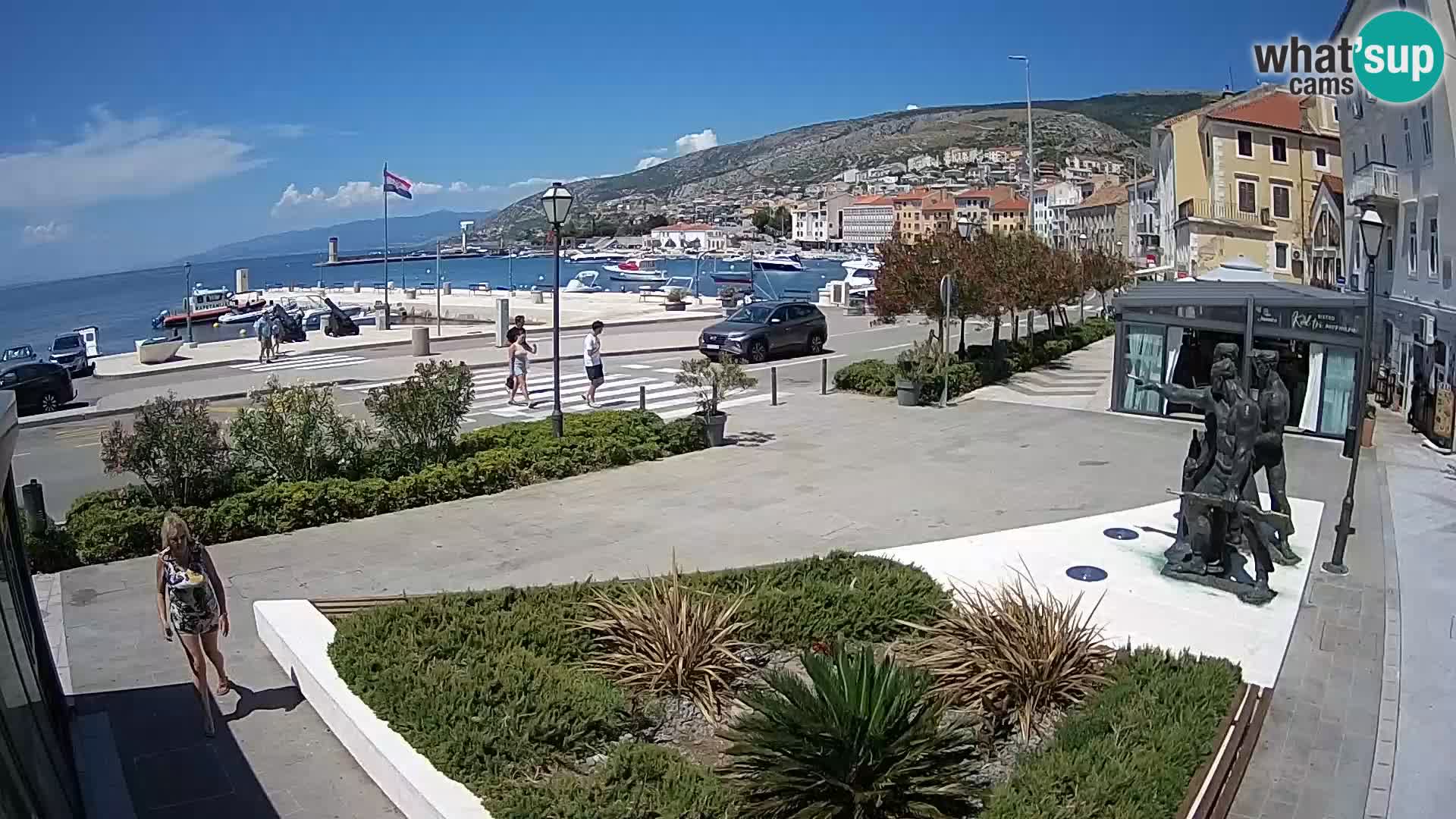 Spletna kamera v živo Senj riva – Hrvaška