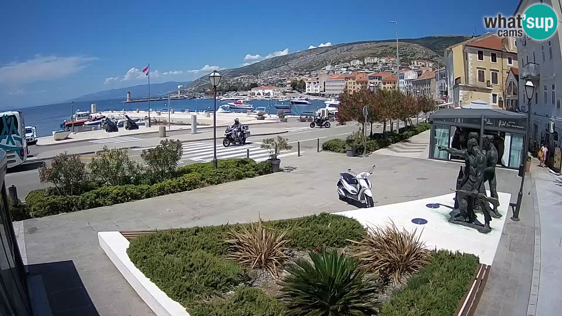 Live-Webcam Senj Riva – direkt am Meer – Kroatien