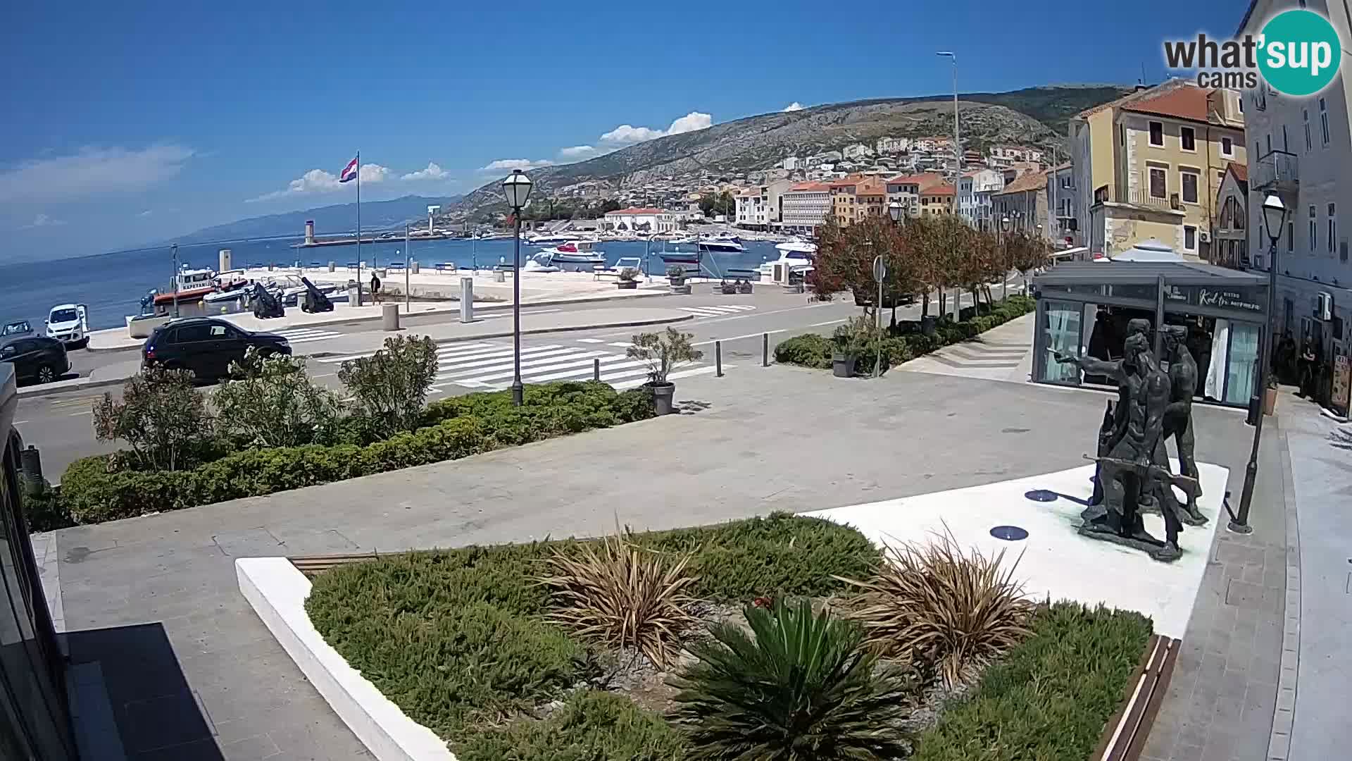 Webcam en vivo Senj riva – paseo marítimo