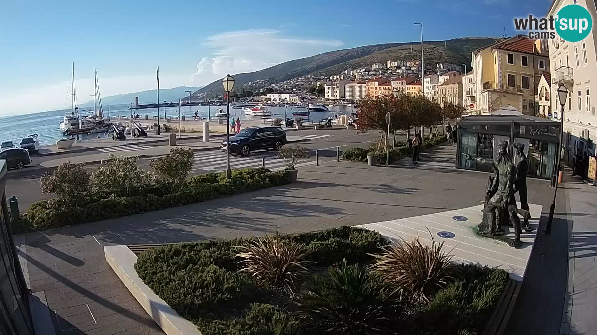 Live webcam Senj riva – seafront – Croatia