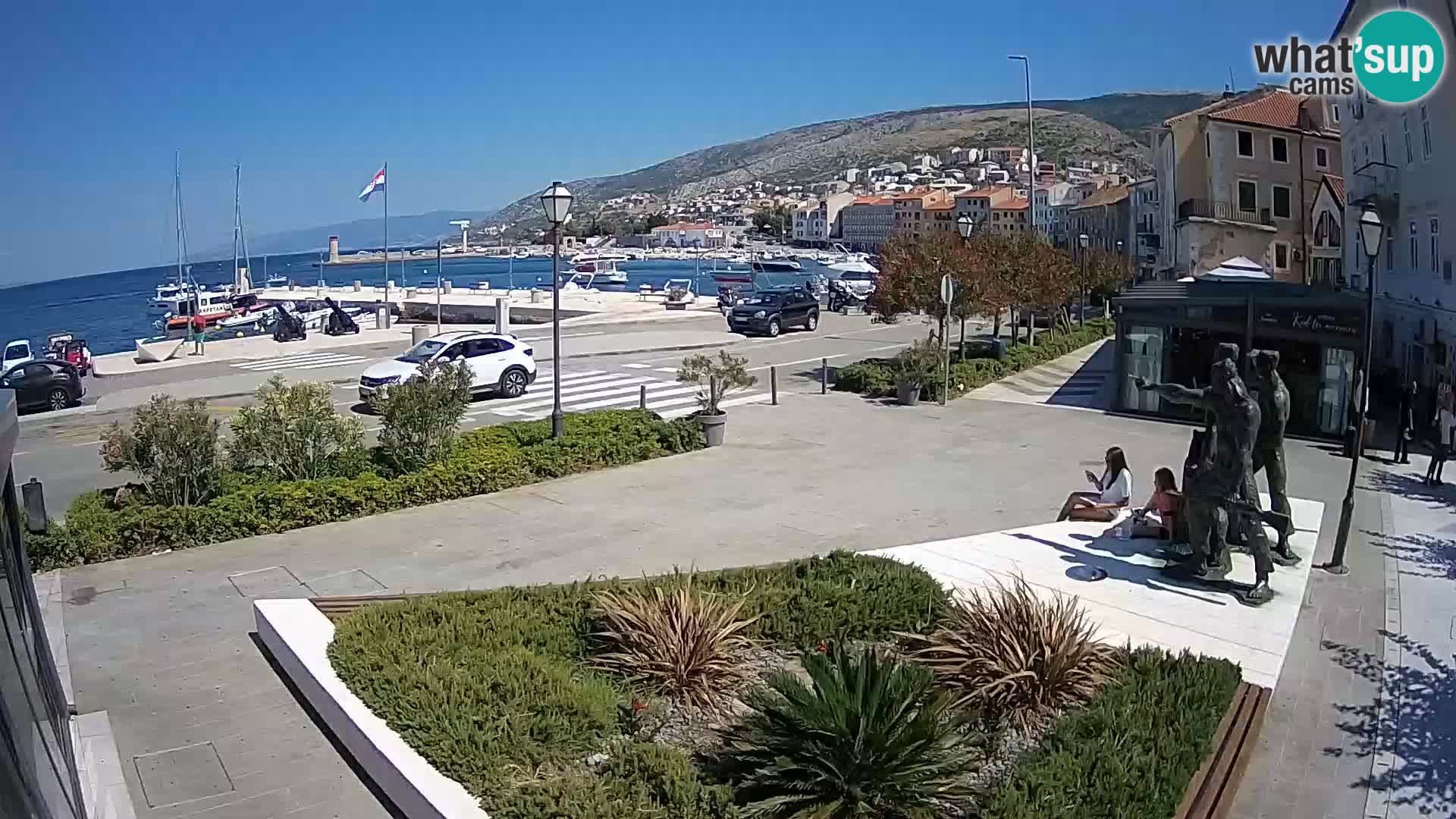 Live webcam Senj riva – seafront – Croatia