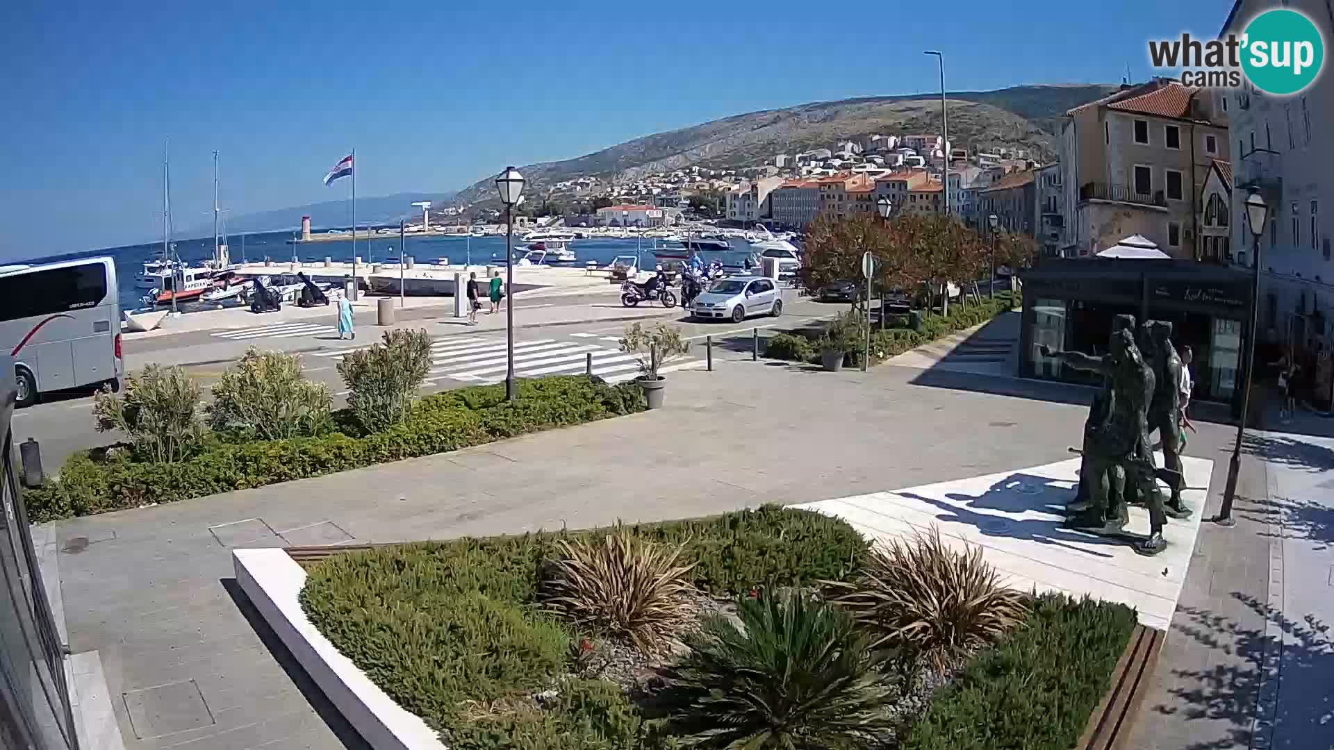 Live-Webcam Senj Riva – direkt am Meer – Kroatien
