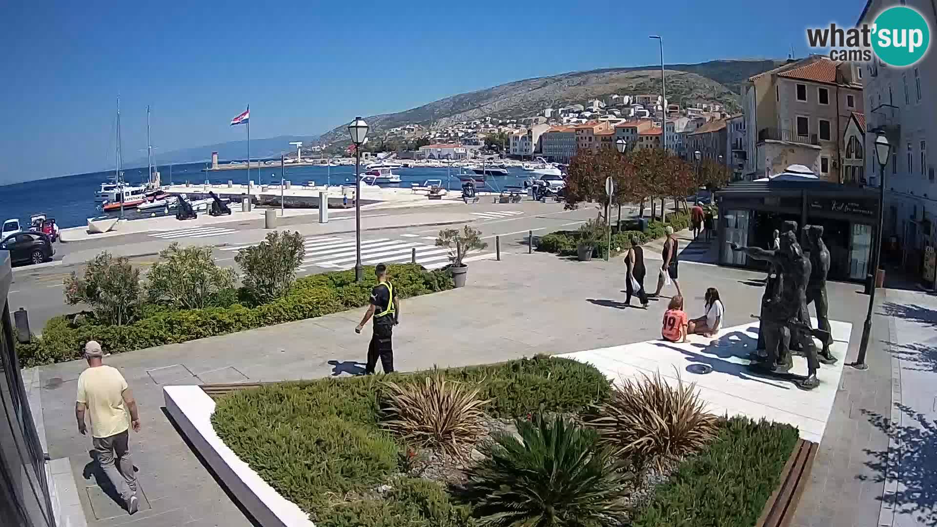 Live webcam Senj riva – fronte mare