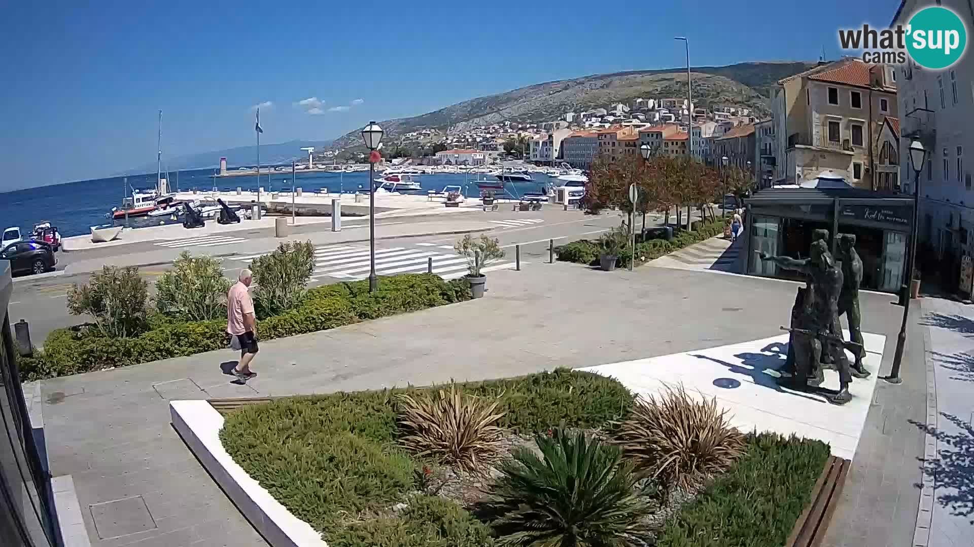 Live webcam Senj riva – fronte mare