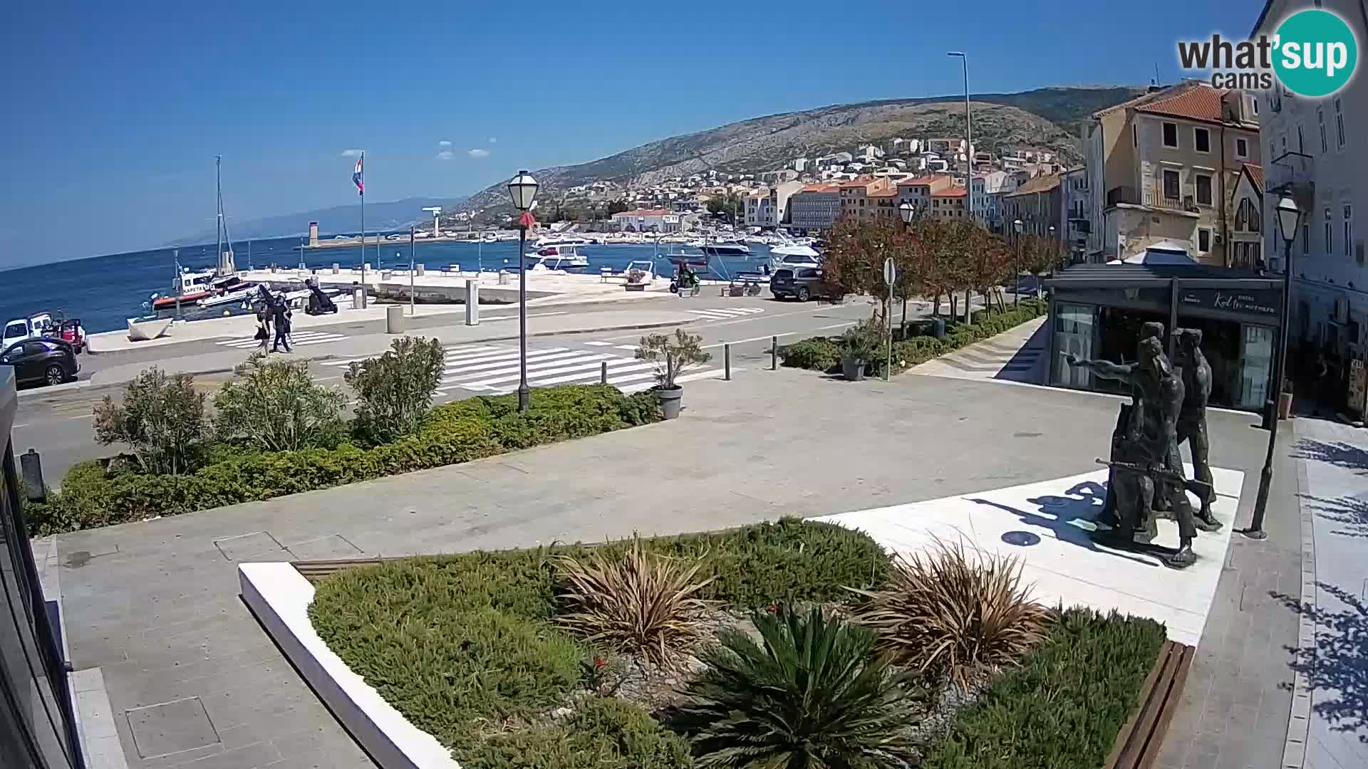 Spletna kamera v živo Senj riva – Hrvaška