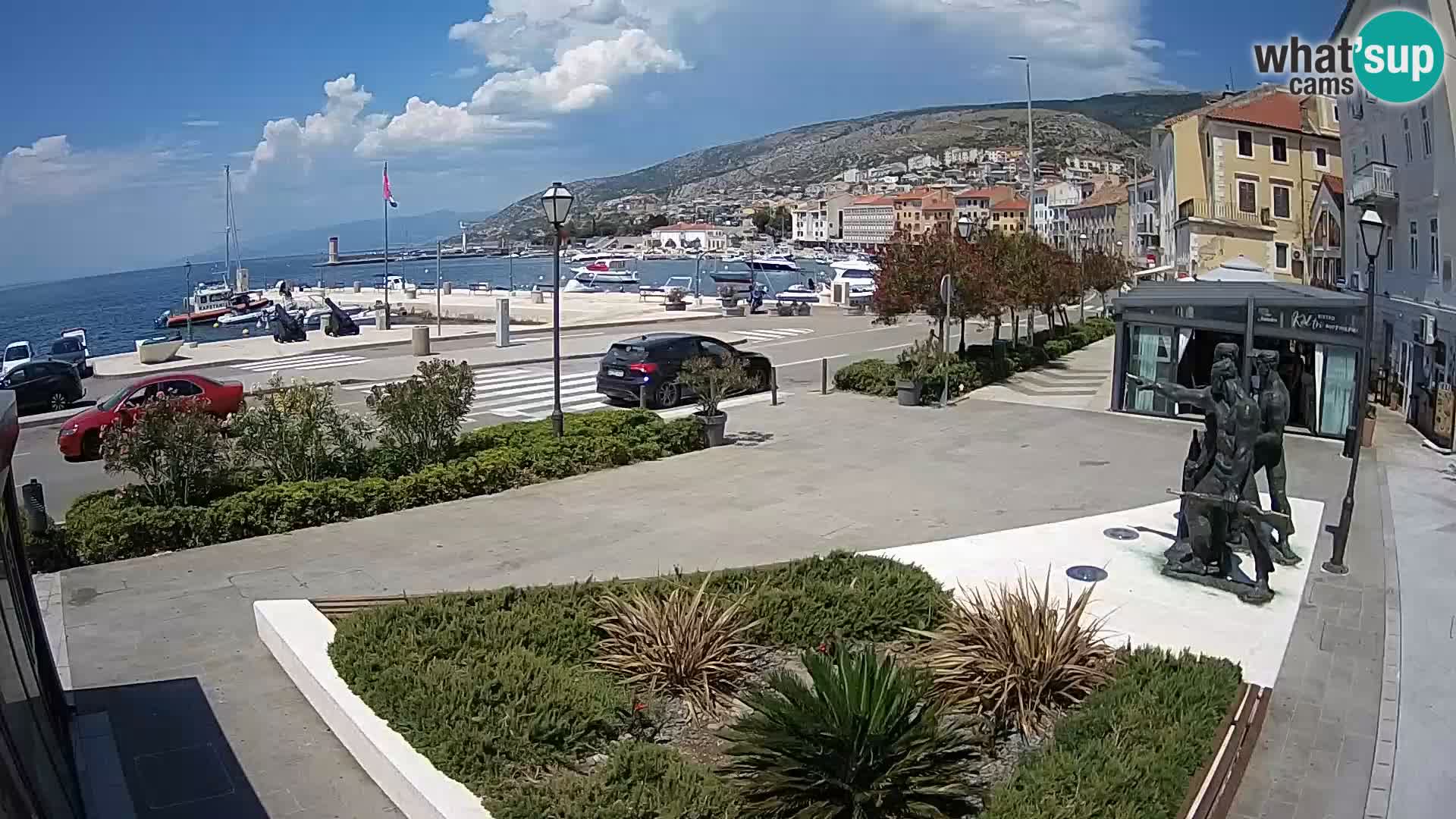 Live webcam Senj riva – seafront – Croatia