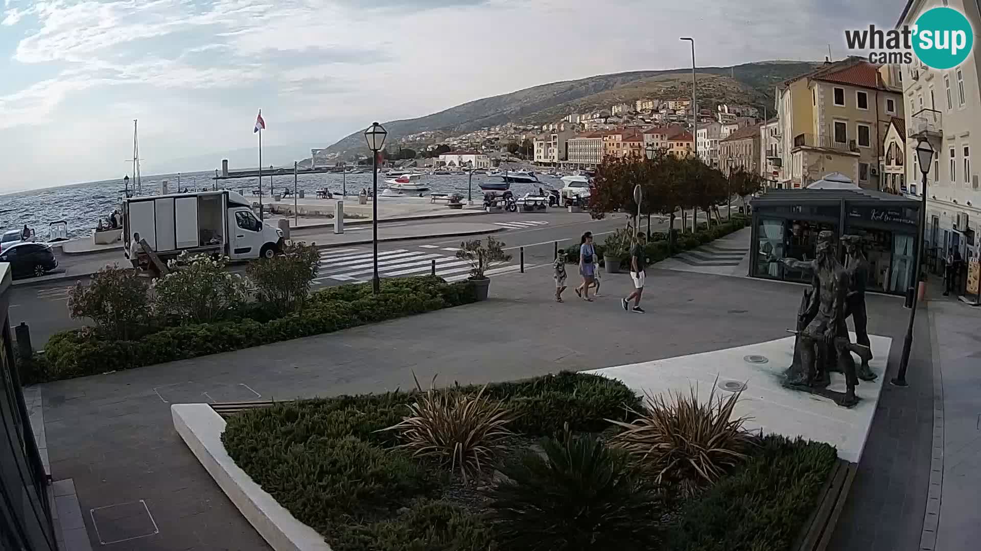 Live webcam Senj riva – seafront – Croatia