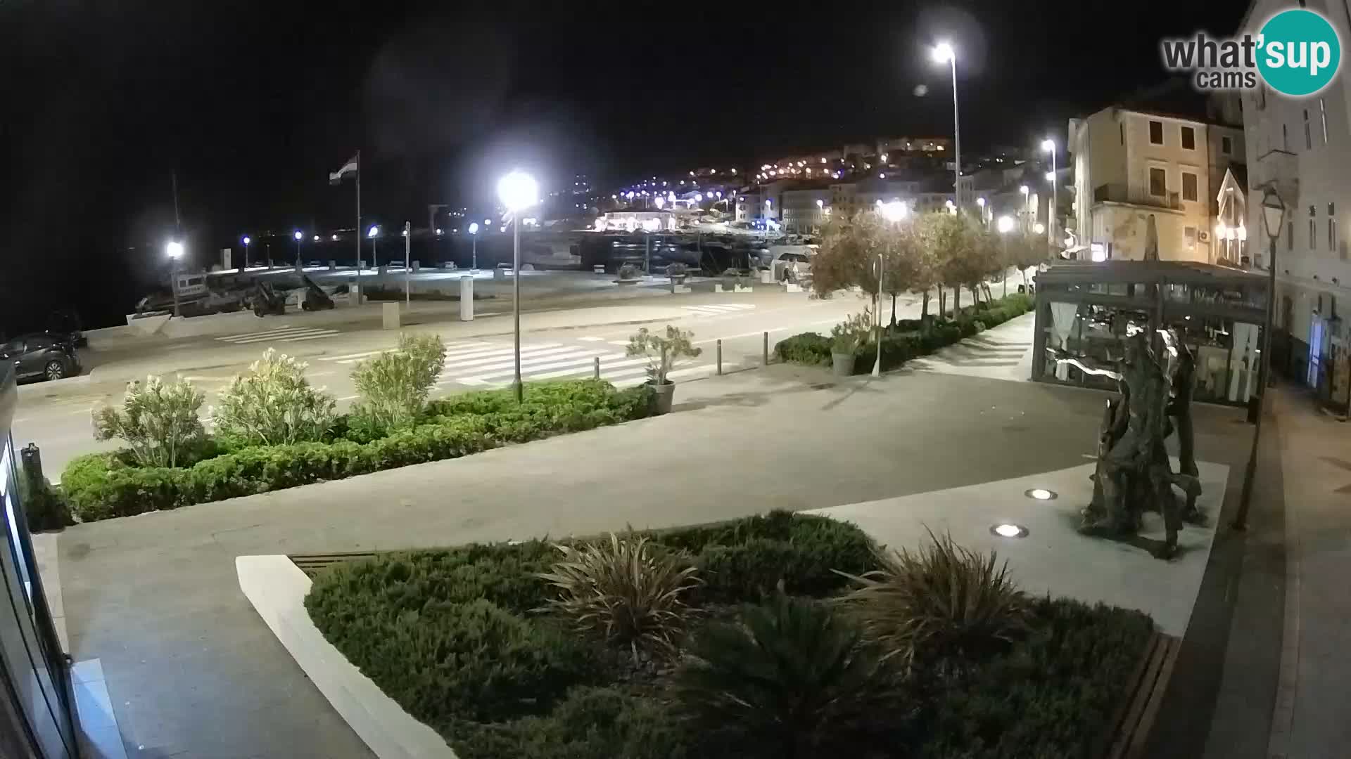 Live webcam Senj riva – seafront – Croatia