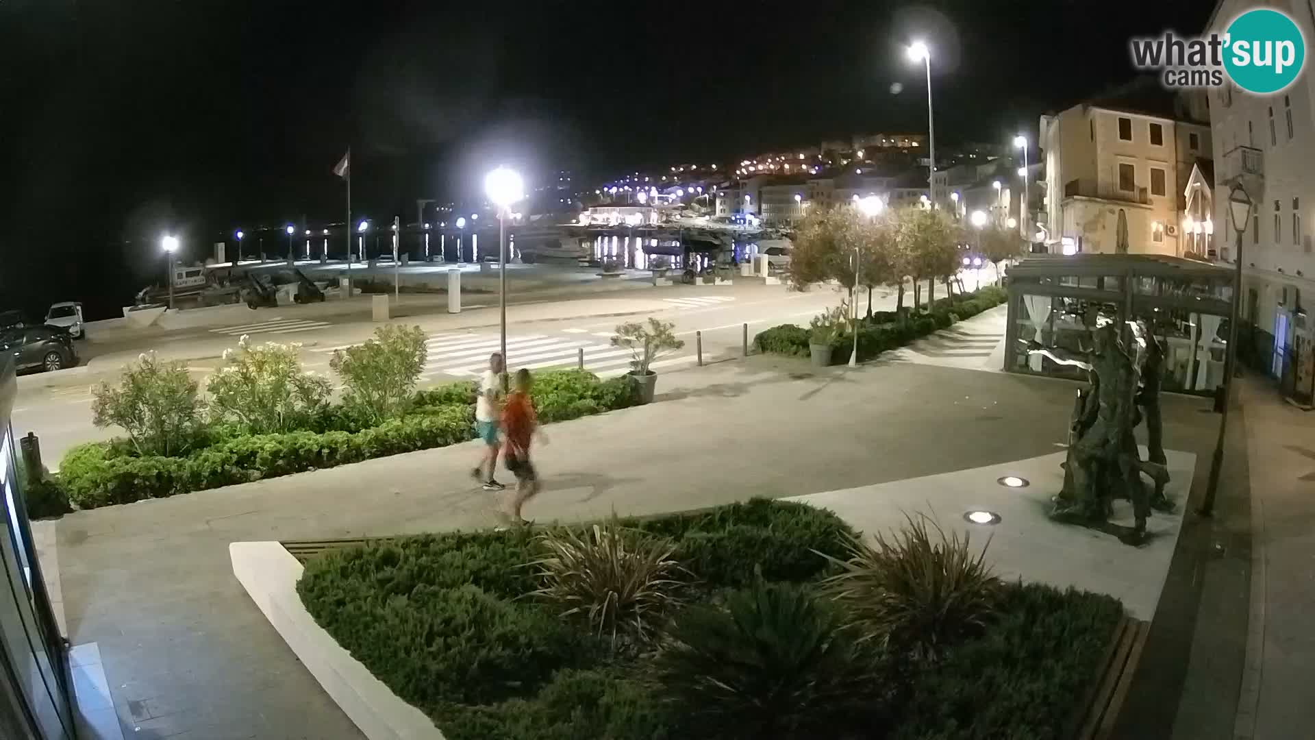 Live-Webcam Senj Riva – direkt am Meer – Kroatien