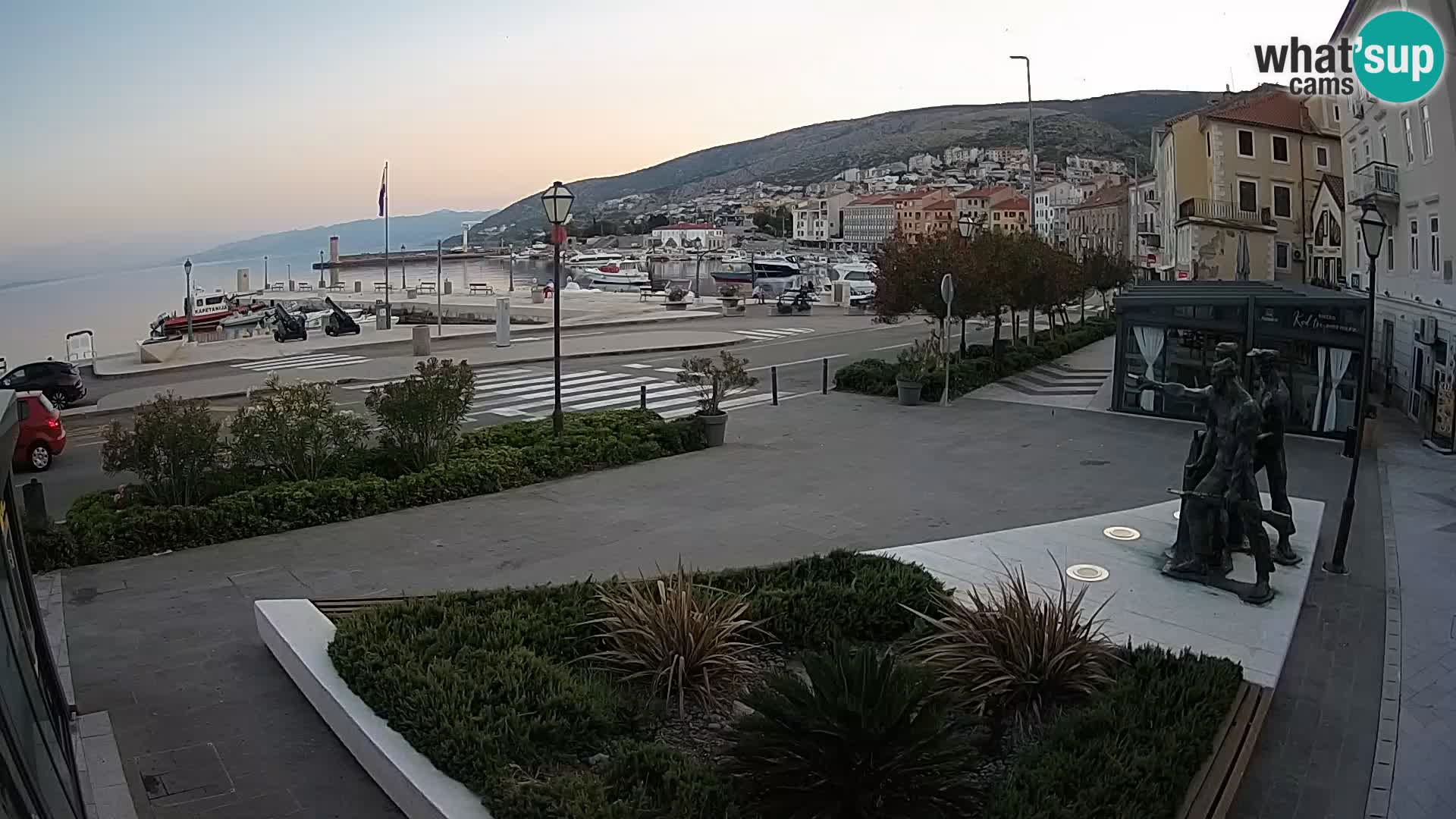 Live webcam Senj riva – fronte mare