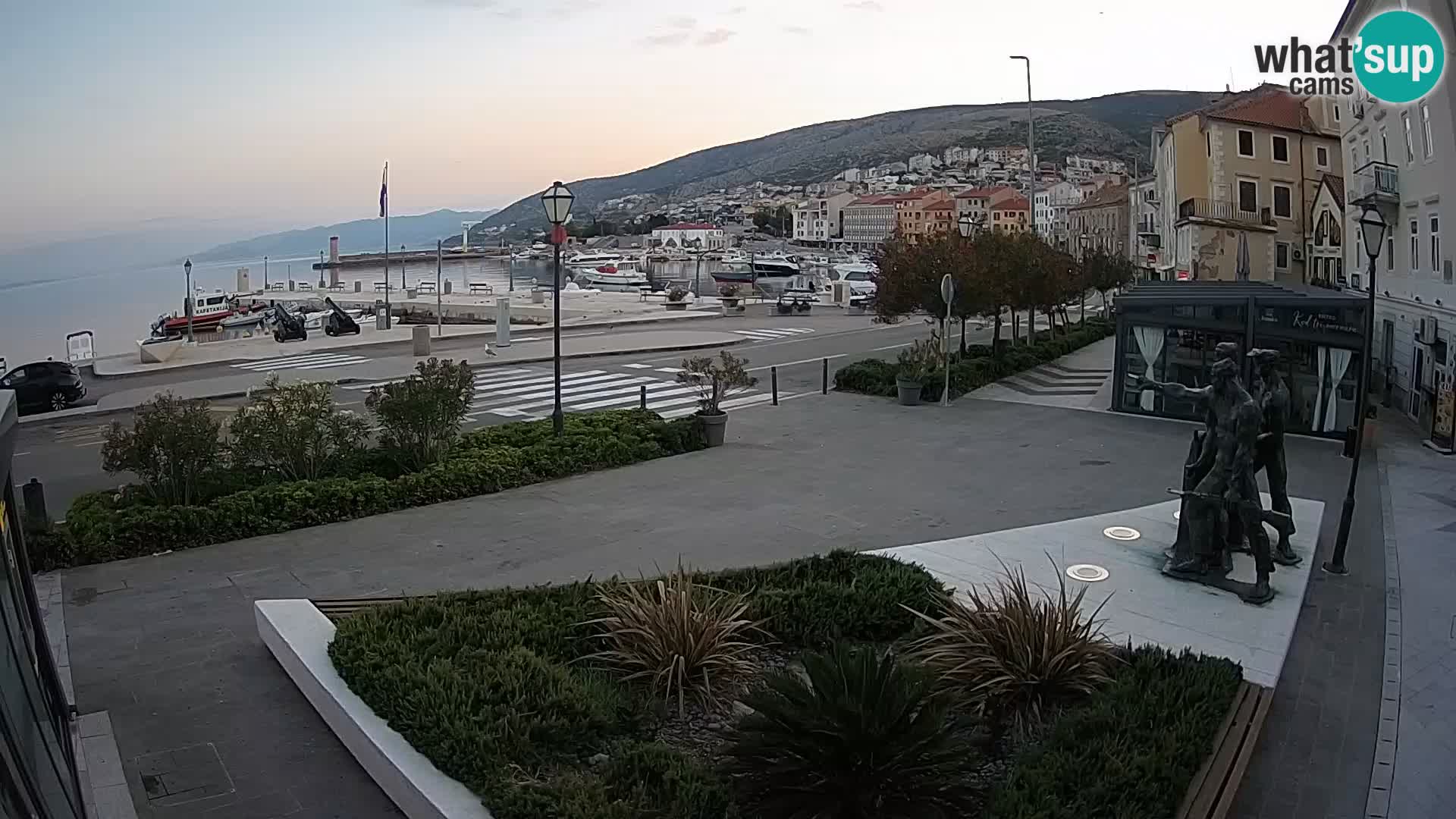 Live webcam Senj riva – fronte mare