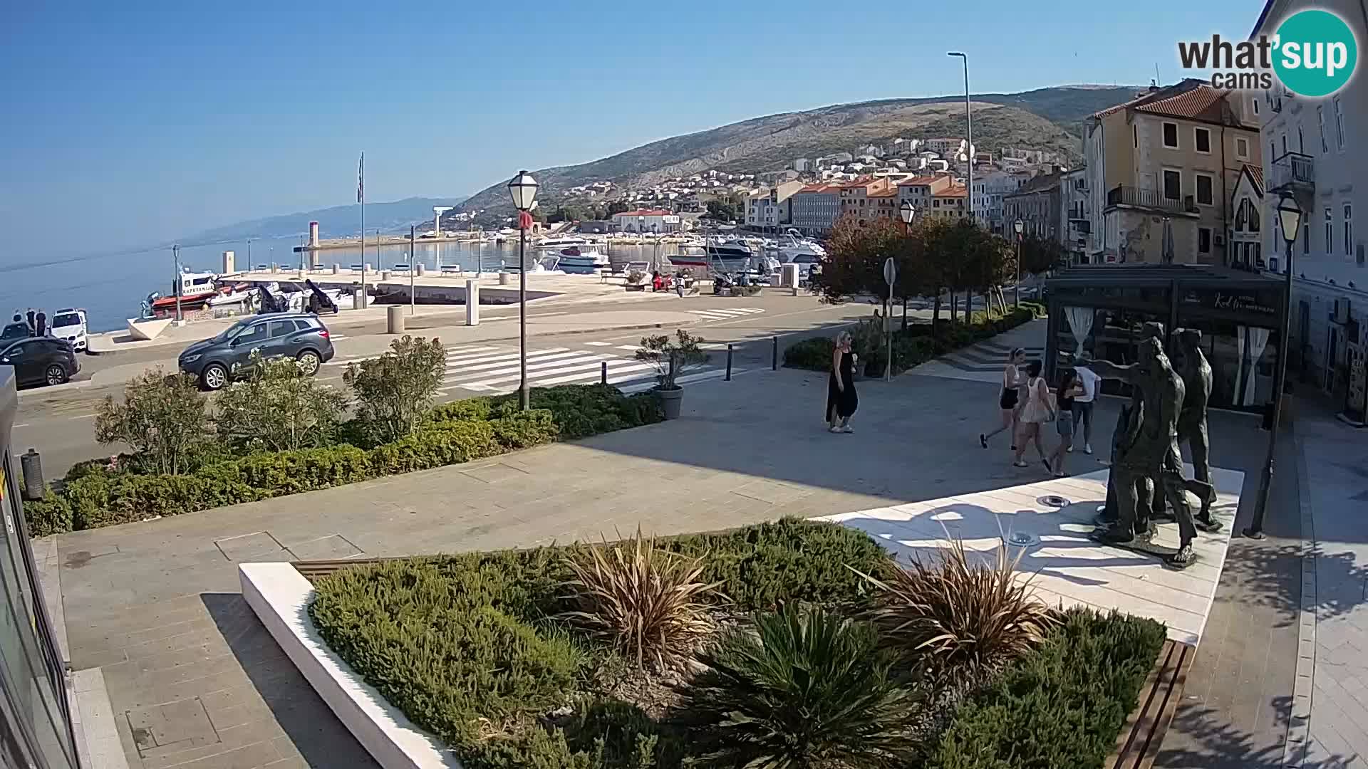 Live webcam Senj riva – seafront – Croatia