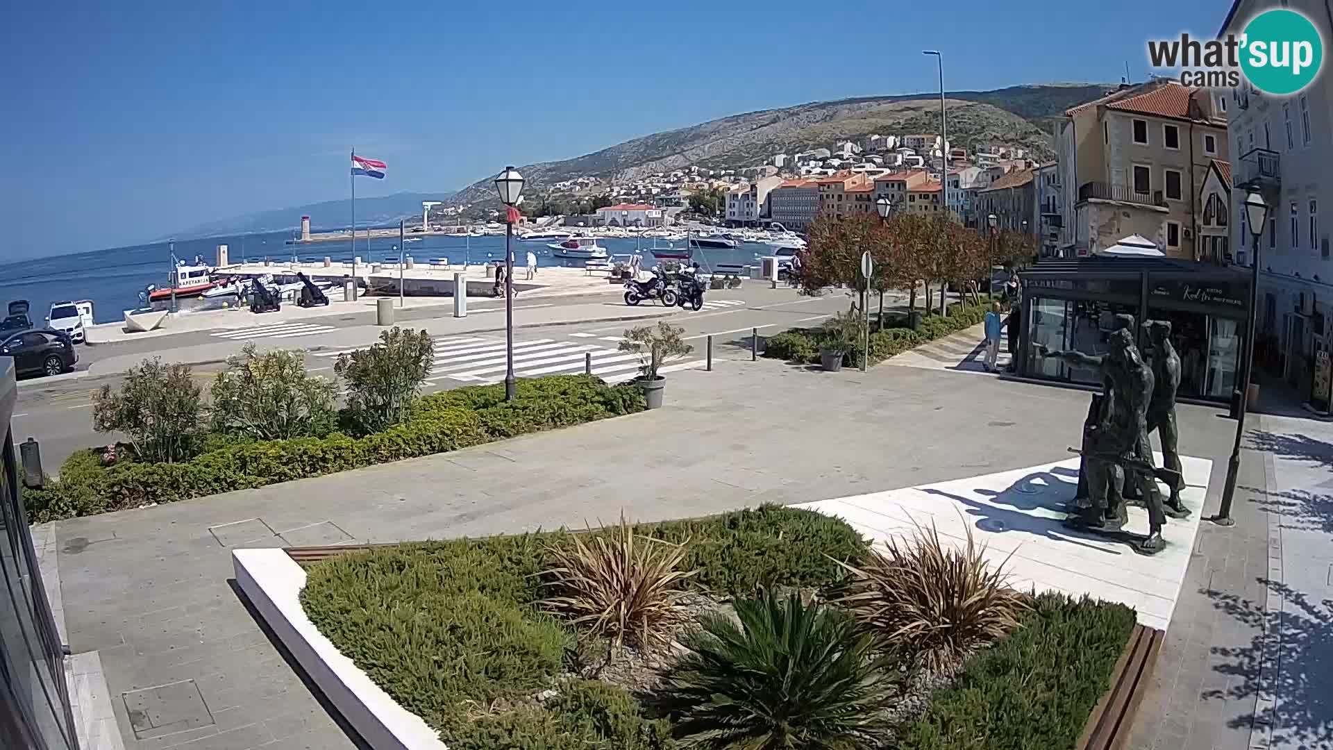 Live webcam Senj riva – fronte mare