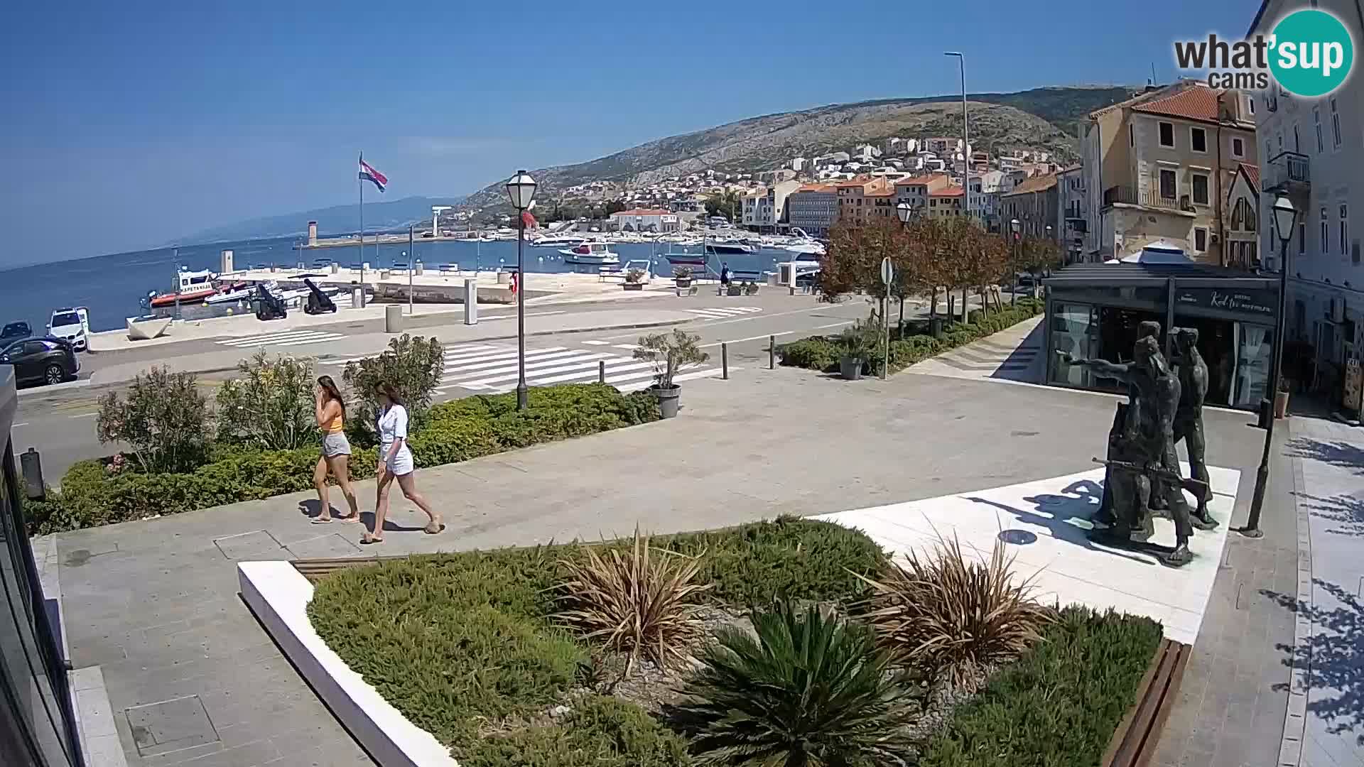 Spletna kamera v živo Senj riva – Hrvaška