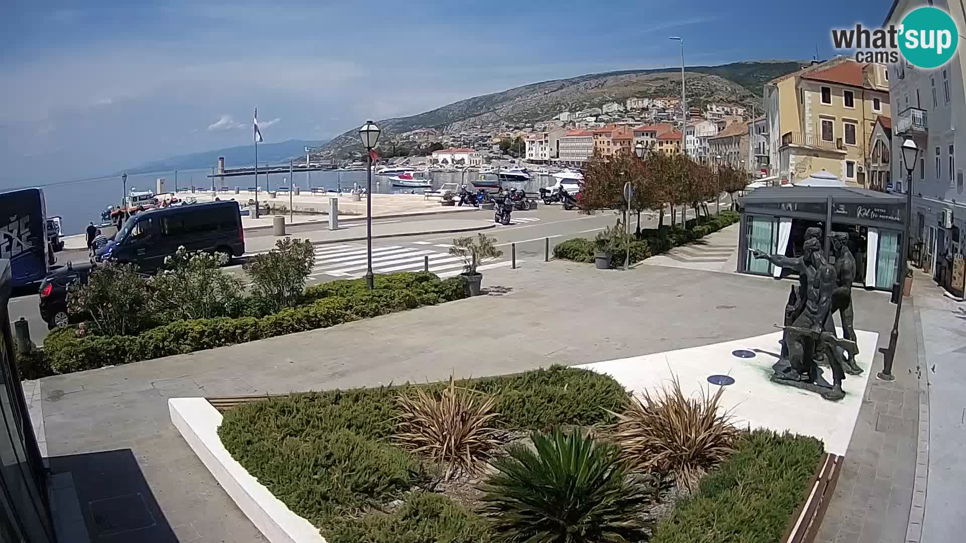Live-Webcam Senj Riva – direkt am Meer – Kroatien