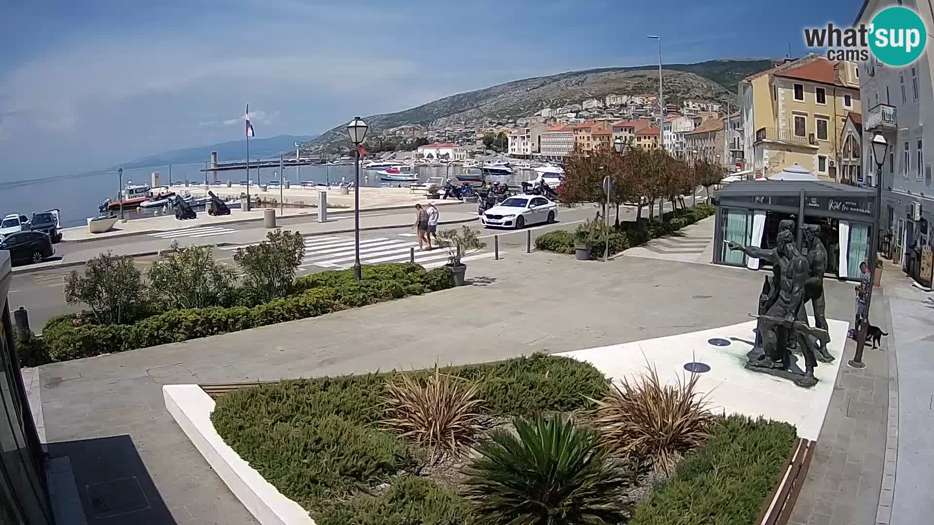 Live webcam Senj riva – fronte mare