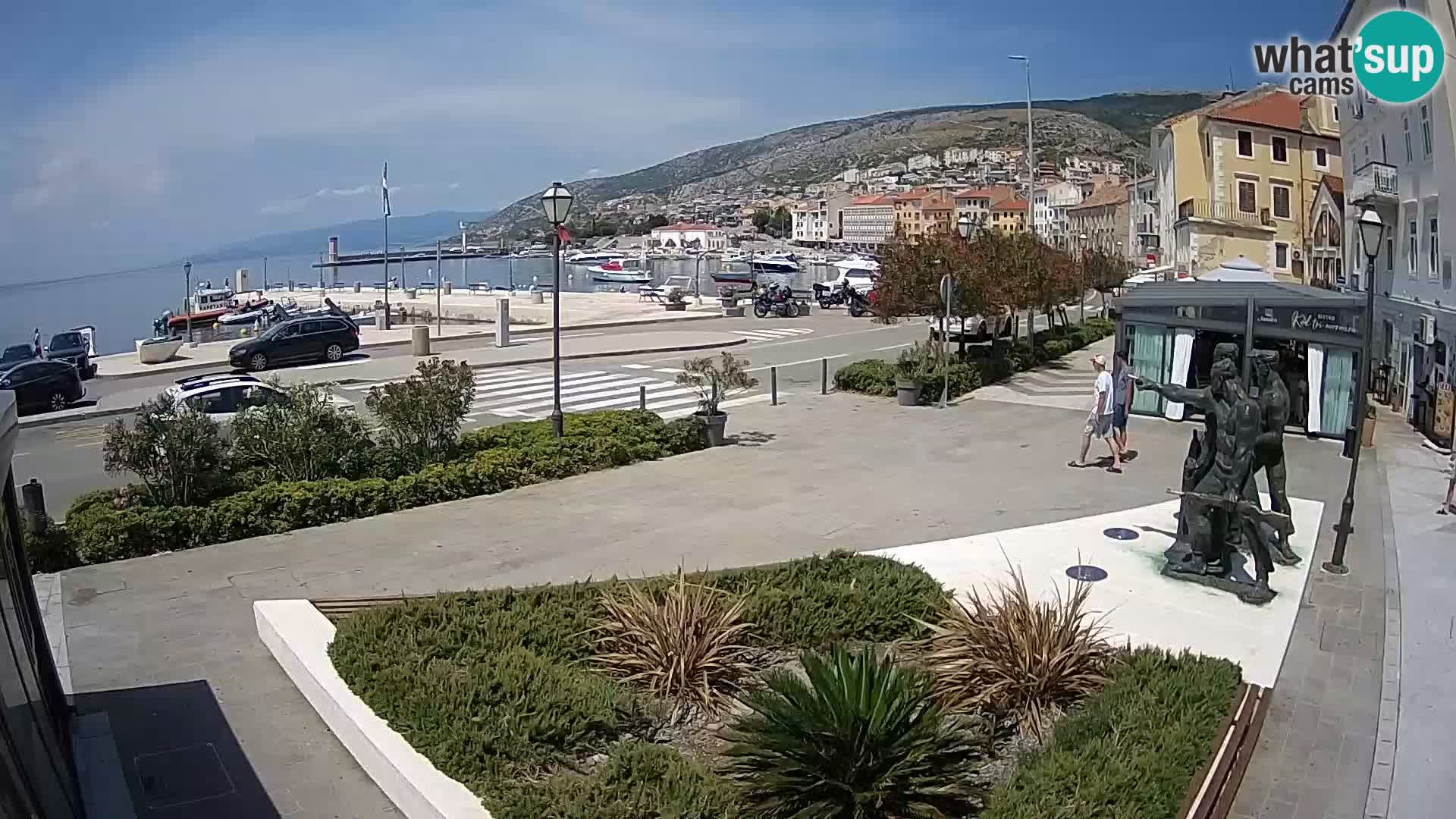 Live-Webcam Senj Riva – direkt am Meer – Kroatien