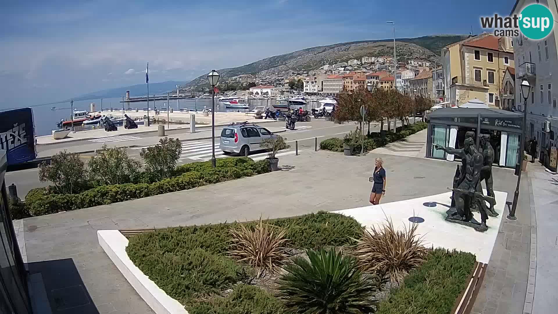 Live-Webcam Senj Riva – direkt am Meer – Kroatien