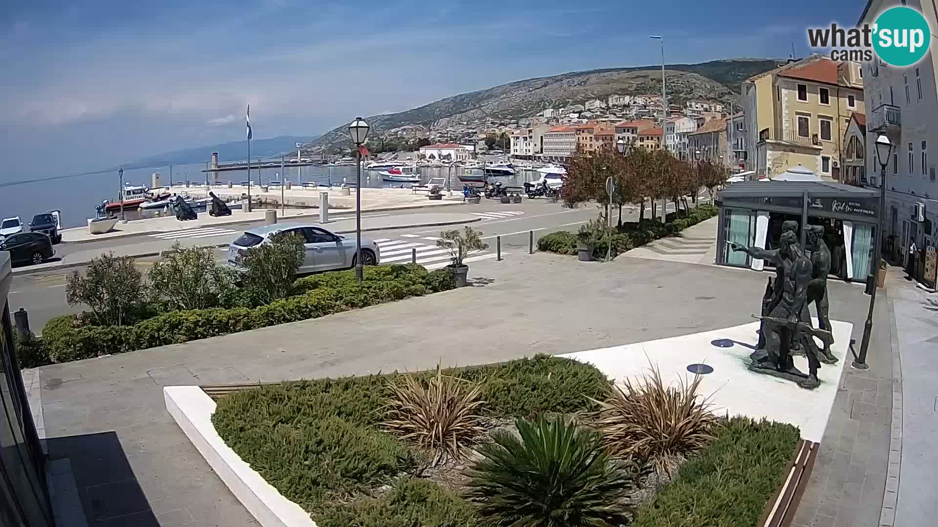 Live webcam Senj riva – fronte mare