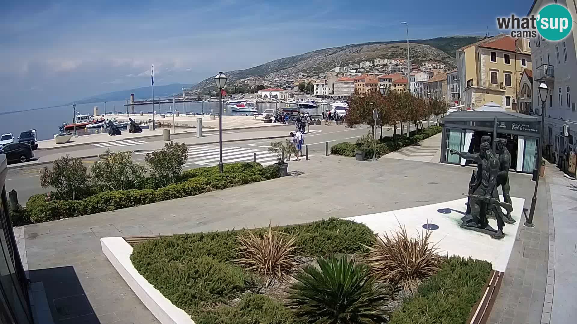 Live-Webcam Senj Riva – direkt am Meer – Kroatien