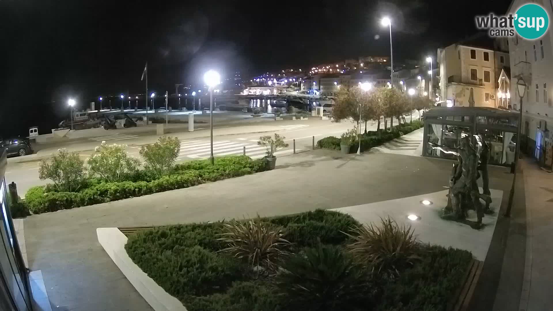 Live-Webcam Senj Riva – direkt am Meer – Kroatien