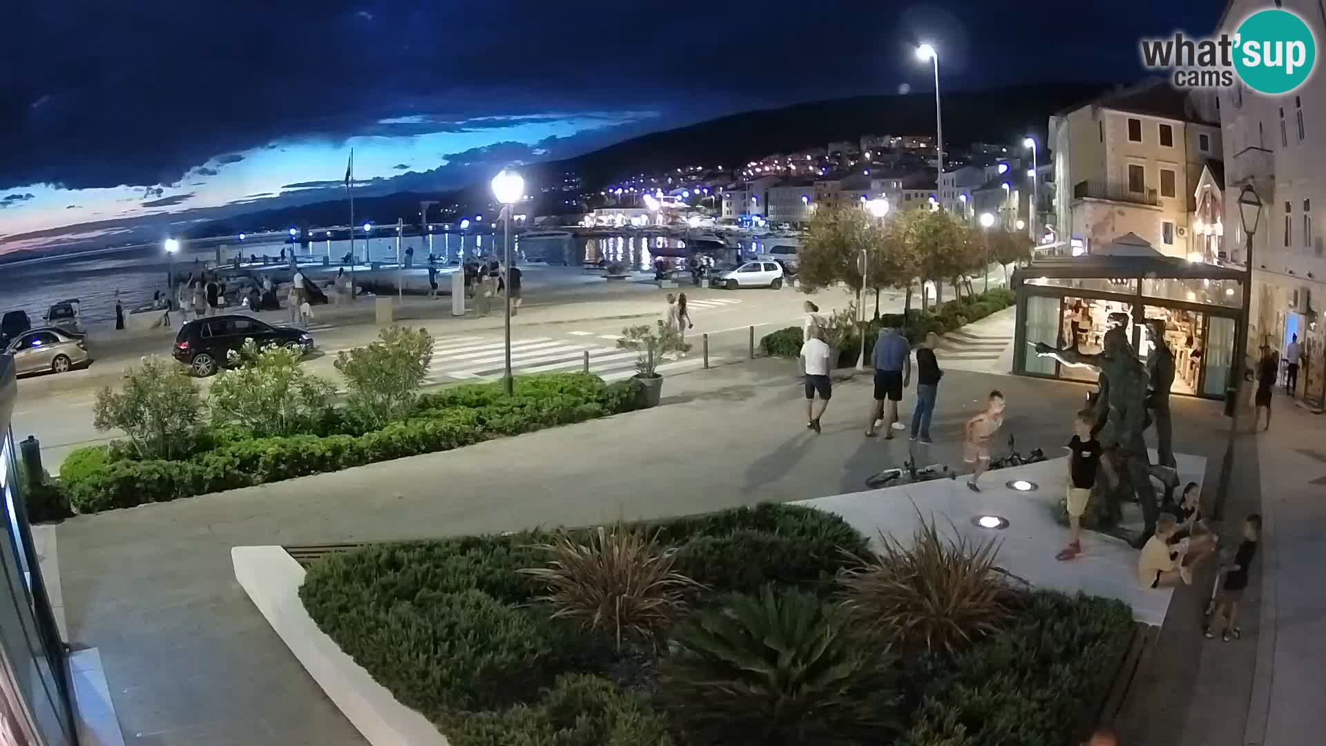 Live webcam Senj riva – seafront – Croatia
