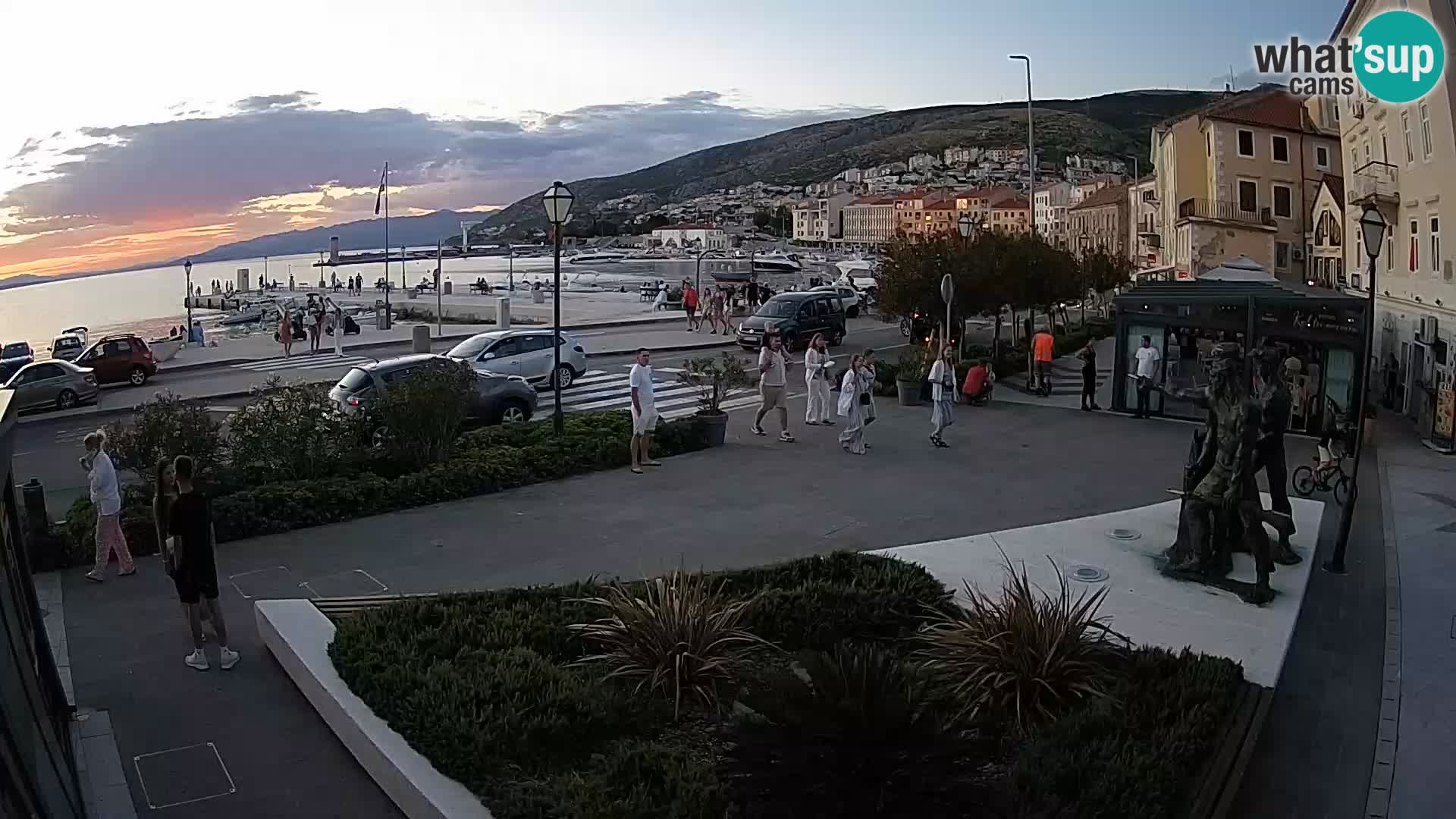 Live webcam Senj riva – fronte mare