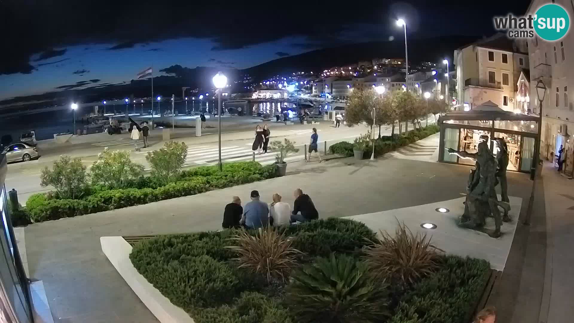 Live webcam Senj riva – fronte mare