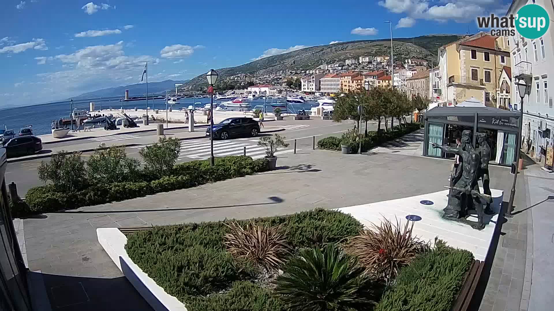 Live webcam Senj riva – seafront – Croatia