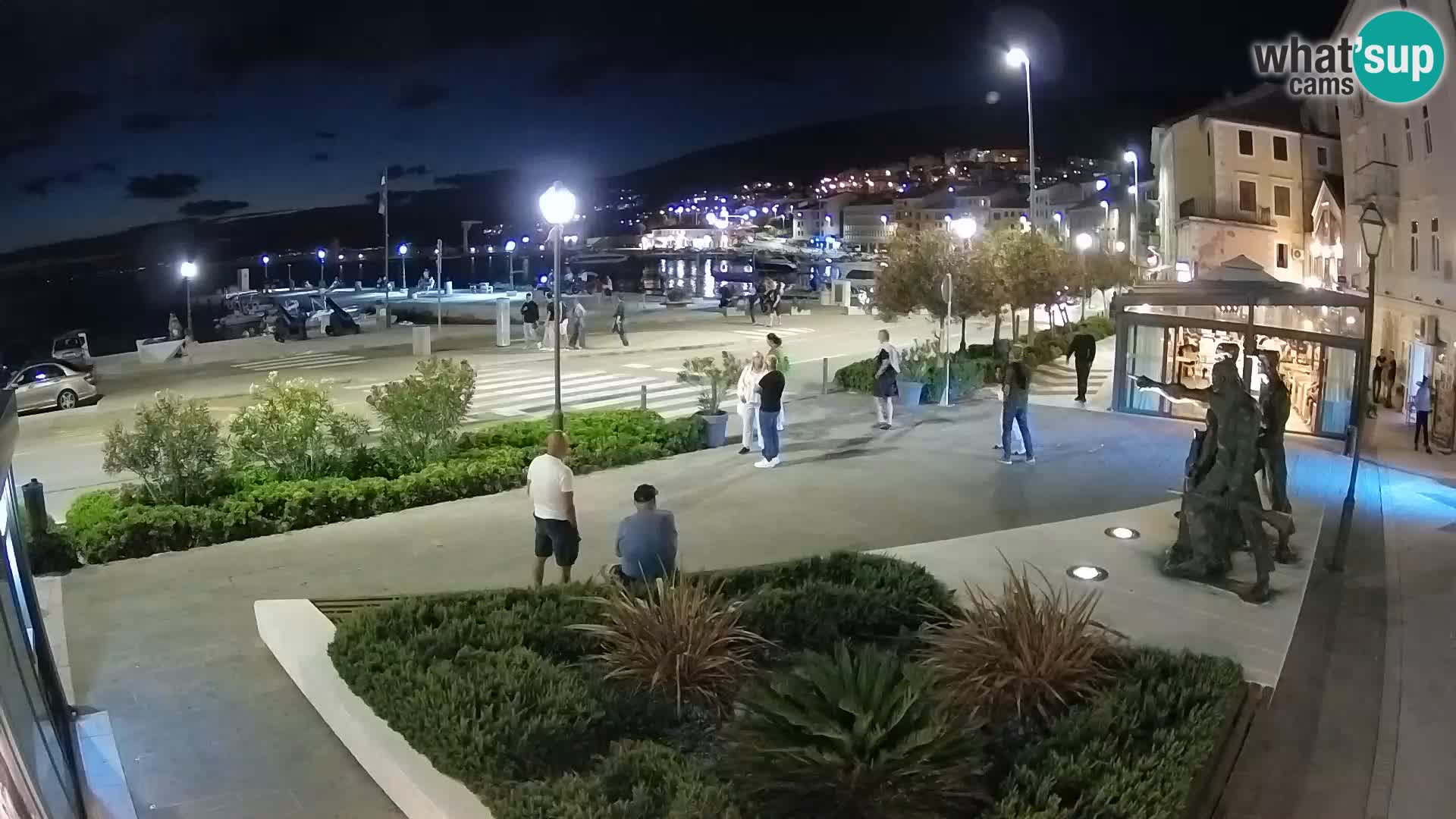 Live webcam Senj riva – fronte mare