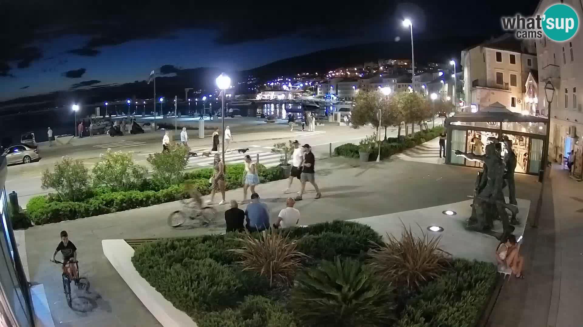 Webcam en vivo Senj riva – paseo marítimo