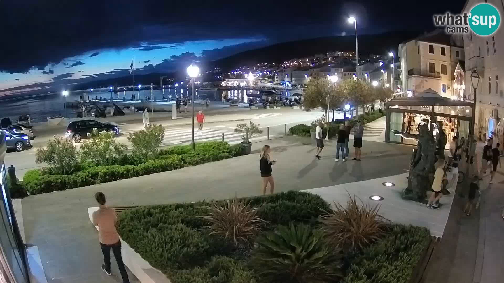 Live webcam Senj riva – seafront – Croatia
